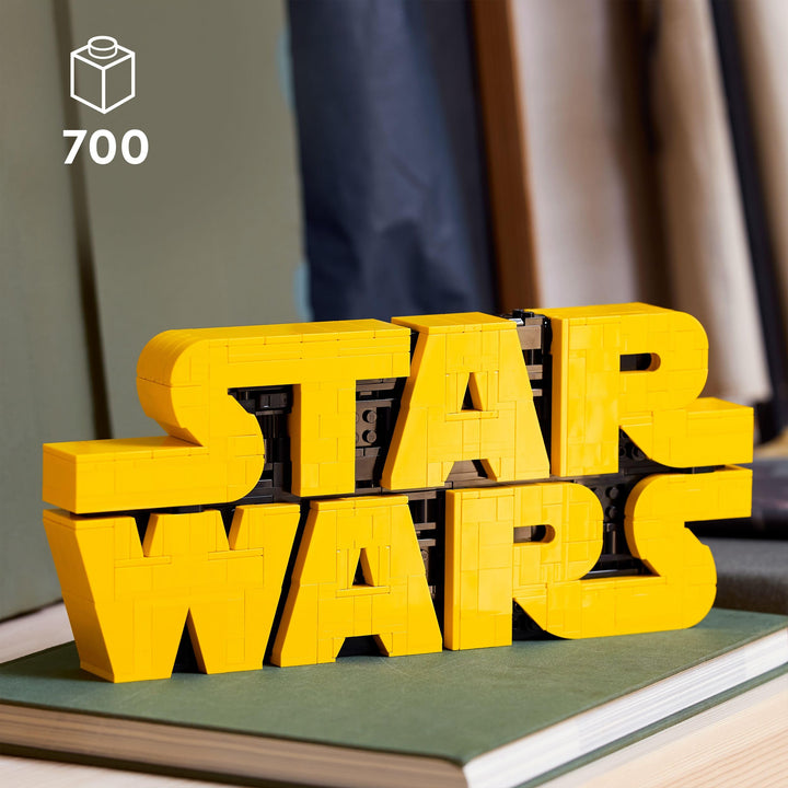LEGO Star Wars 75407 Brick-Built Star Wars Logo - Collectible Building Set for Adults