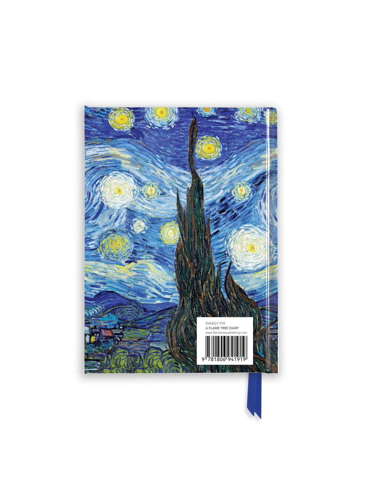 Flame Tree Gift Vincent van Gogh: The Starry Night 2027 Pocket Diary - Week to View | Hardcover | English