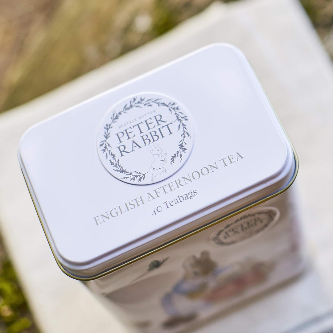New English Teas - Peter Rabbit Tea Caddy with 40 English Afternoon Teabags