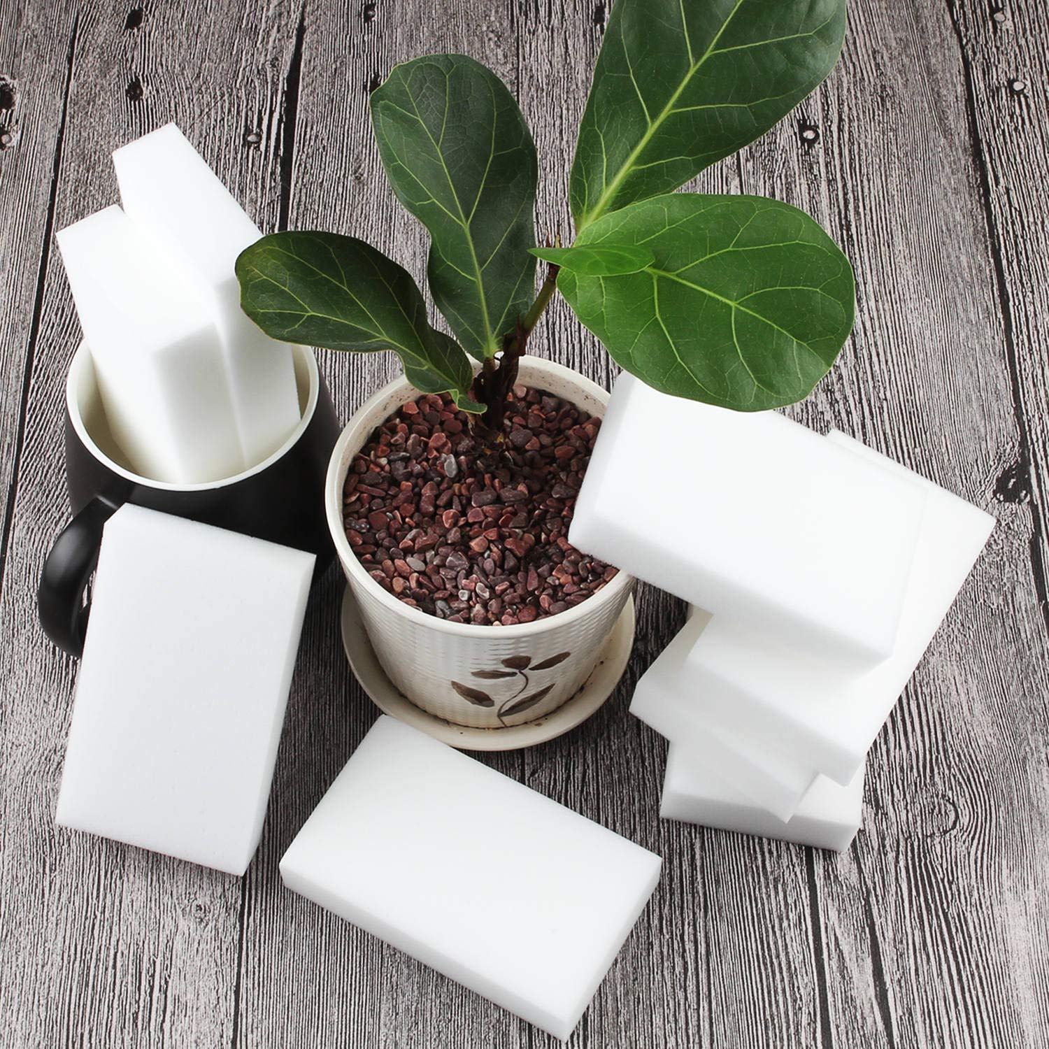 ASelected Pack of 50 Magic Eraser Sponges - Melamine Cleaning Sponge for Stain Removal 5