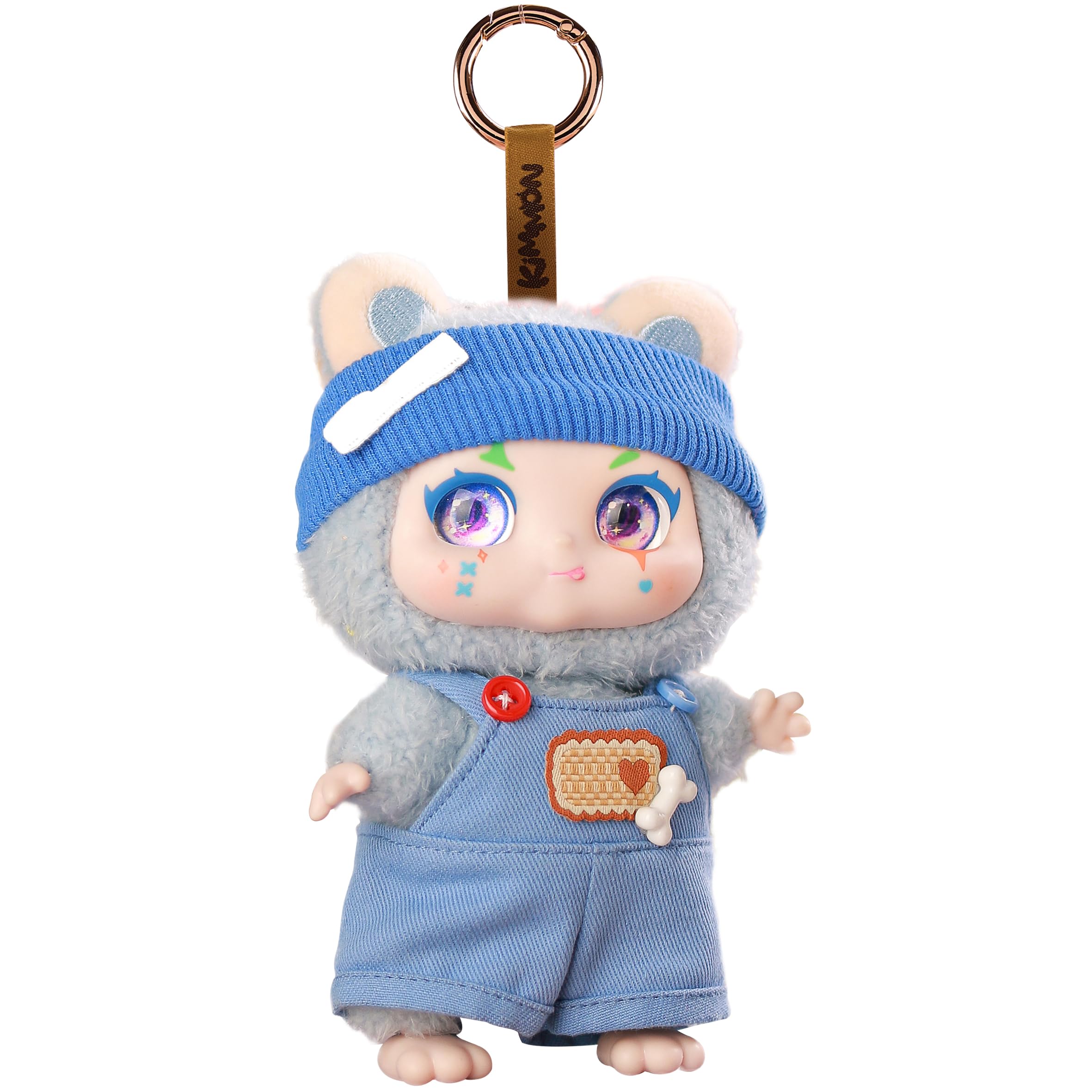 Kimmon Mimon Chibi Anime Poseable Plush Doll - Mystery Blind Box Collectible with Keychain 8