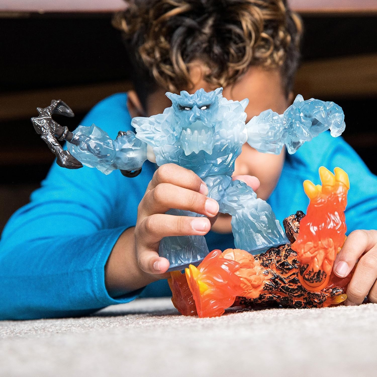 Schleich Eldrador Creatures Ice Giant Action Figure with Sword and Axe | Ages 7+