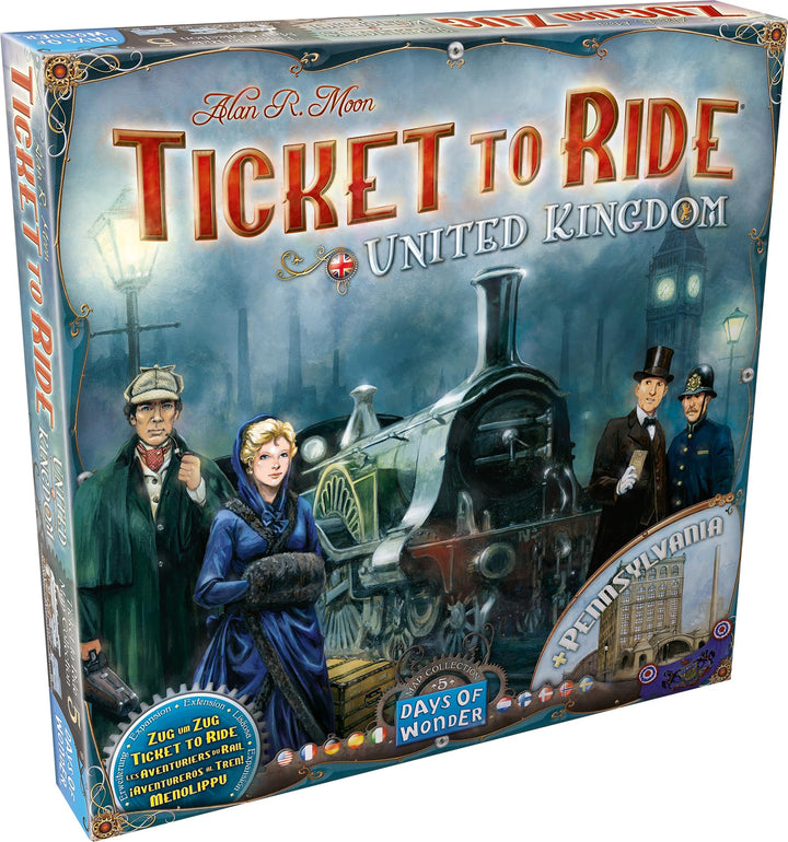 Days of Wonder Ticket to Ride United Kingdom and Pennsylvania Board Game Expansion