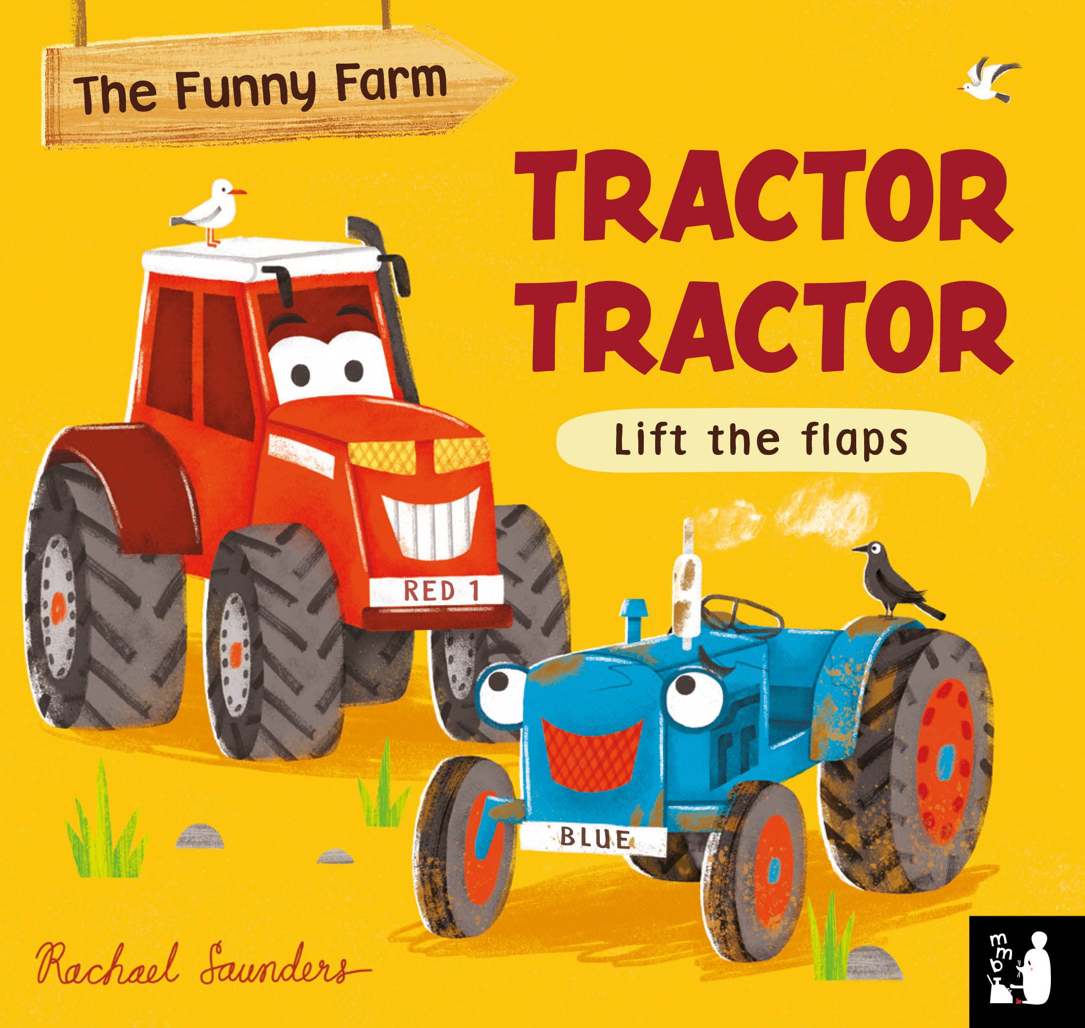 Mama Makes Books Tractor Tractor: A Lift-the-Flap Opposites Book | Ages 1-4 | Board Book