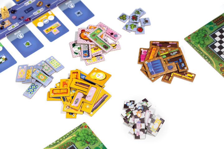 Alley Cat Games Happy Home Strategy Home Decoration Polyomino Game
