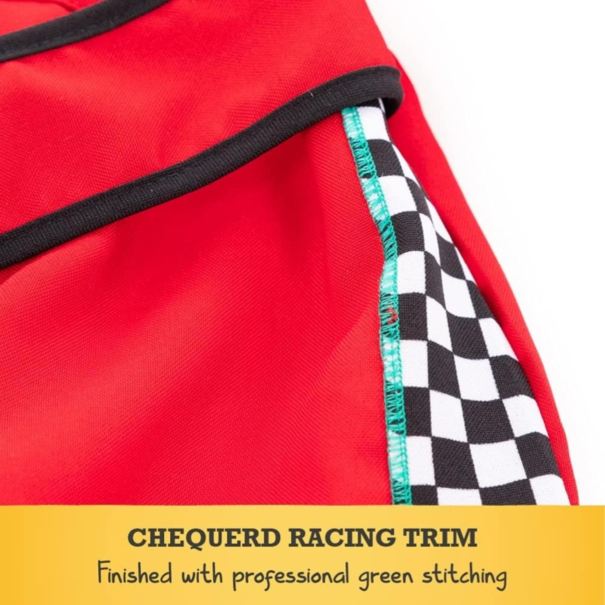 PRETEND TO BEE Racing Driver Costume - Red Suit and Cap, 2-3 Years 8