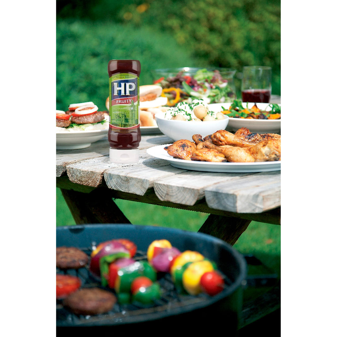 HP Sauce Mild and Tangy Fruity Brown Sauce, 470g