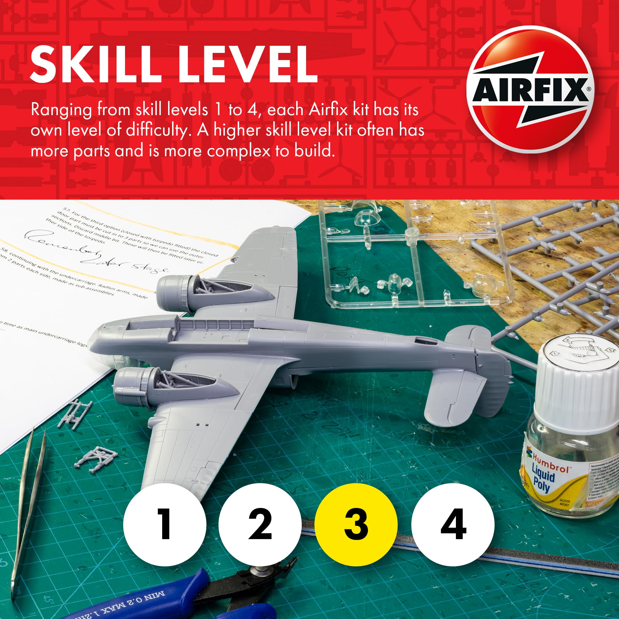 Airfix A04208V HMS Ark Royal 1:600 Scale Ship Model Kit - 353 Pieces