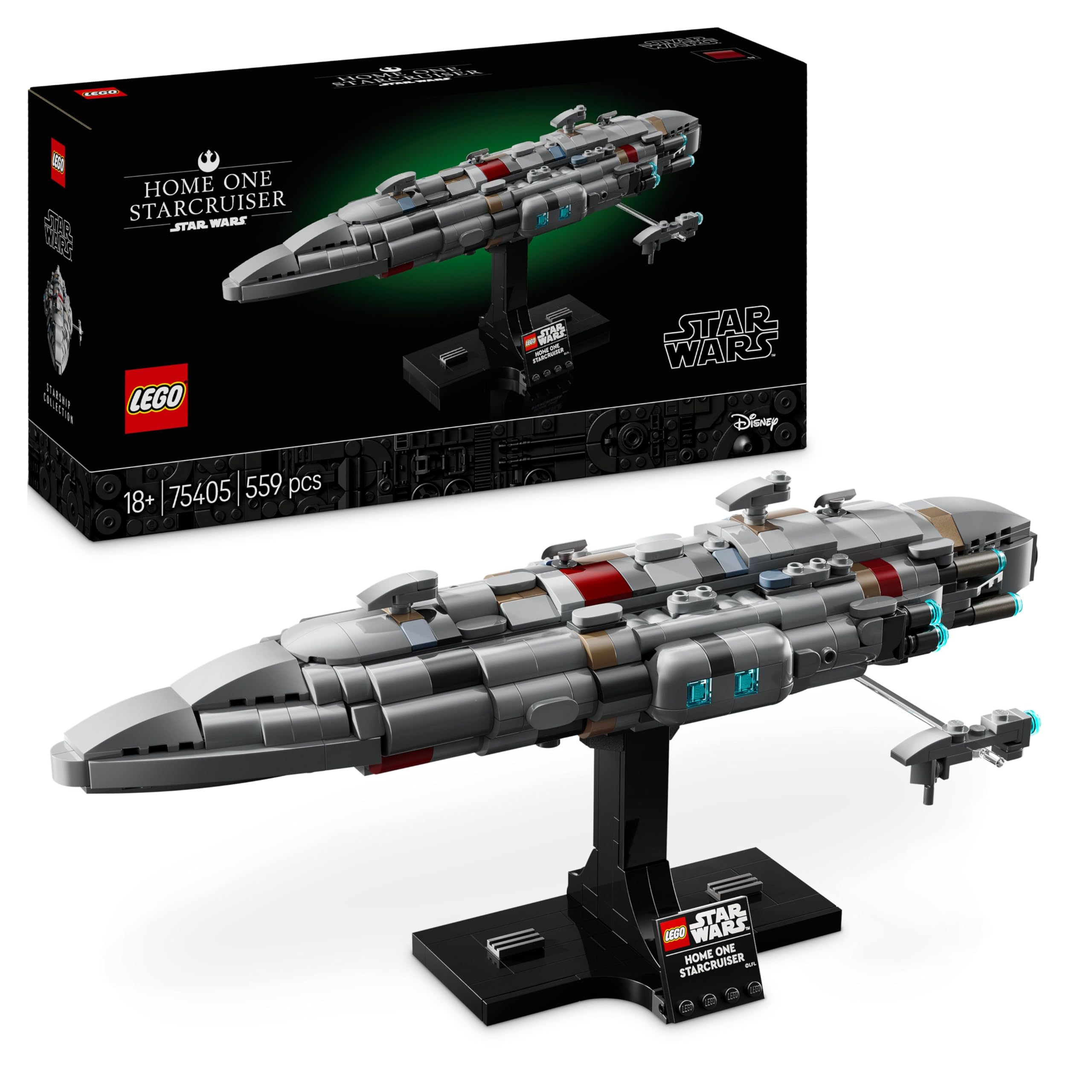 LEGO Star Wars 75405 Home One Starcruiser Building Set | 2025 Release | Ages 18+