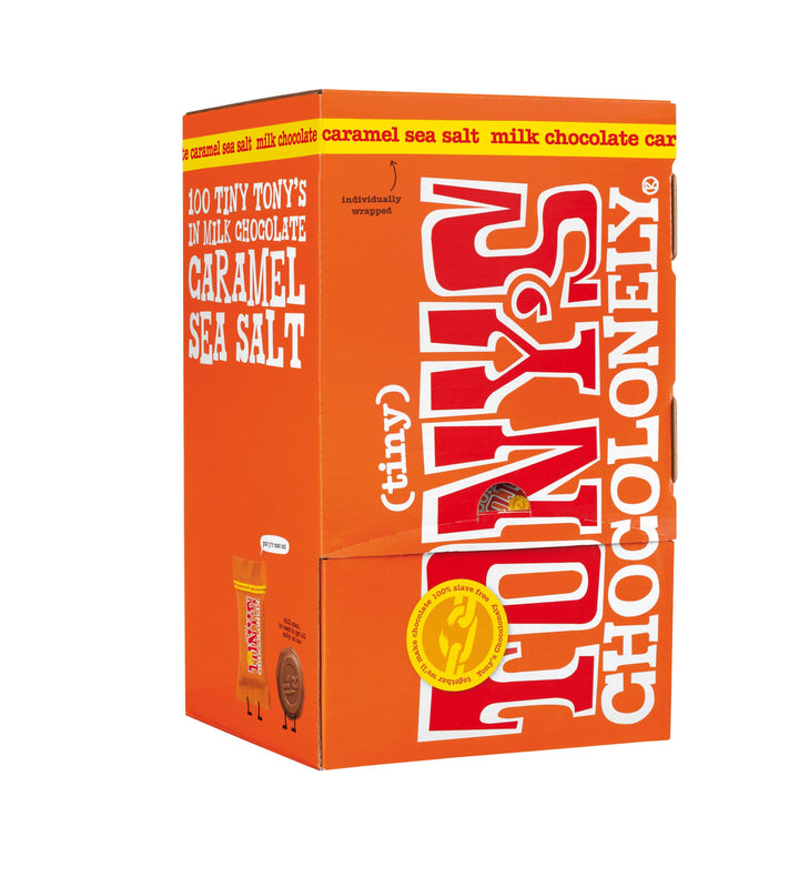 Tony's Chocolonely Tiny Tony's Milk Caramel Sea Salt Gift Box - 900g Mini