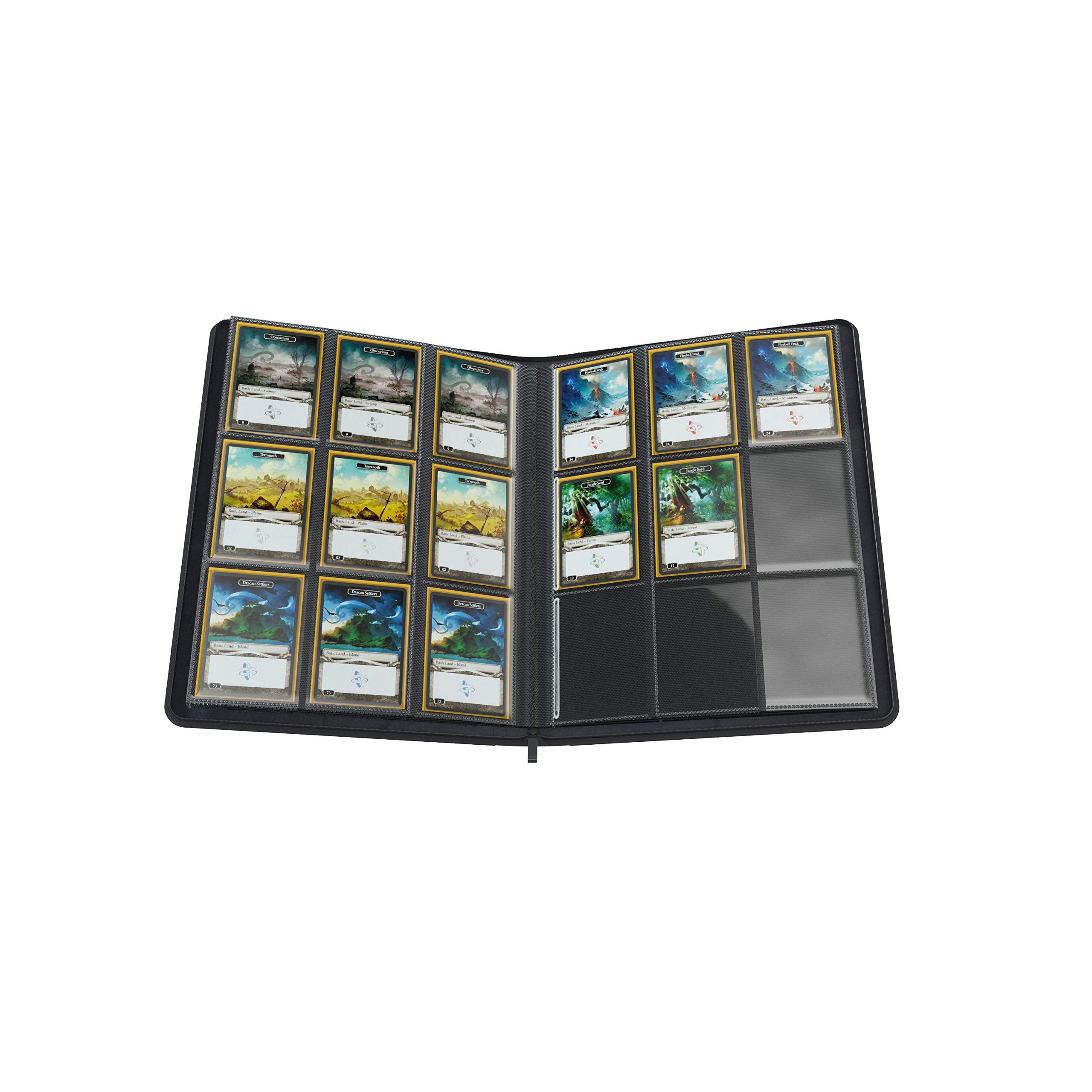 Gamegenic Zip-Up Album - 360 Card Capacity | Side-Loading Pockets | Rigid Cover | Black 5
