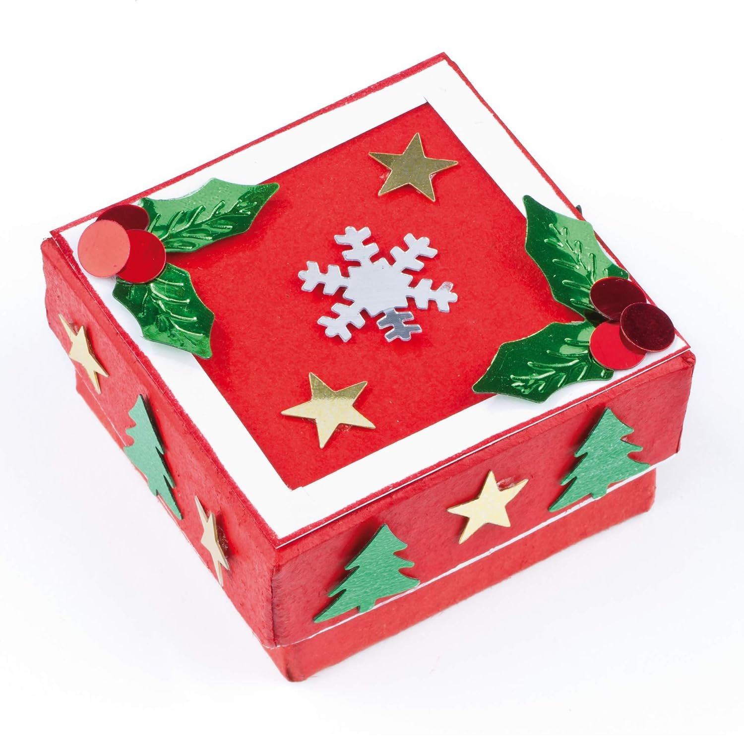 Baker Ross EX5492 Christmas Sequins Value Pack - Assorted Festive Craft Sequins for Cards, Decorations, and Party Bags (56g) 2