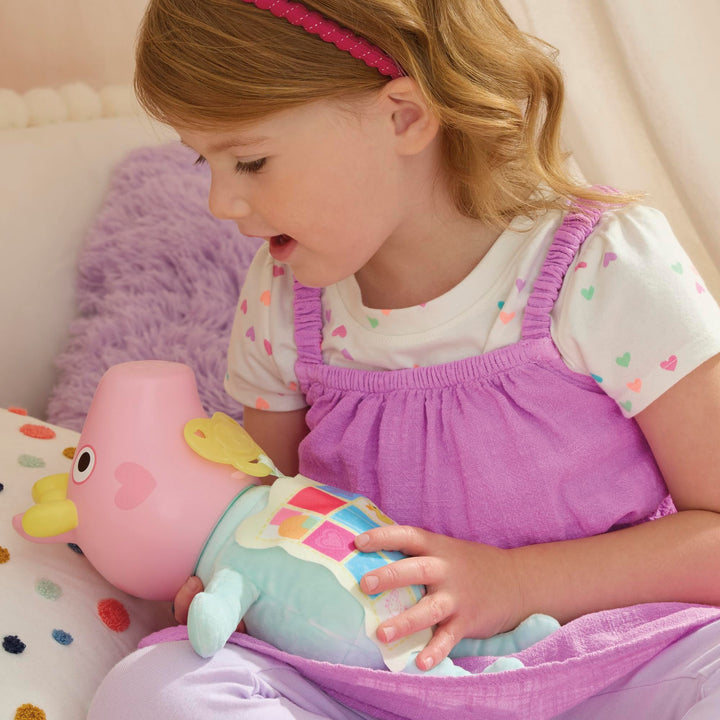Peppa Pig Oinks and Snuggles Evie Interactive Baby Doll - 20+ Sound Effects, Ages 3+
