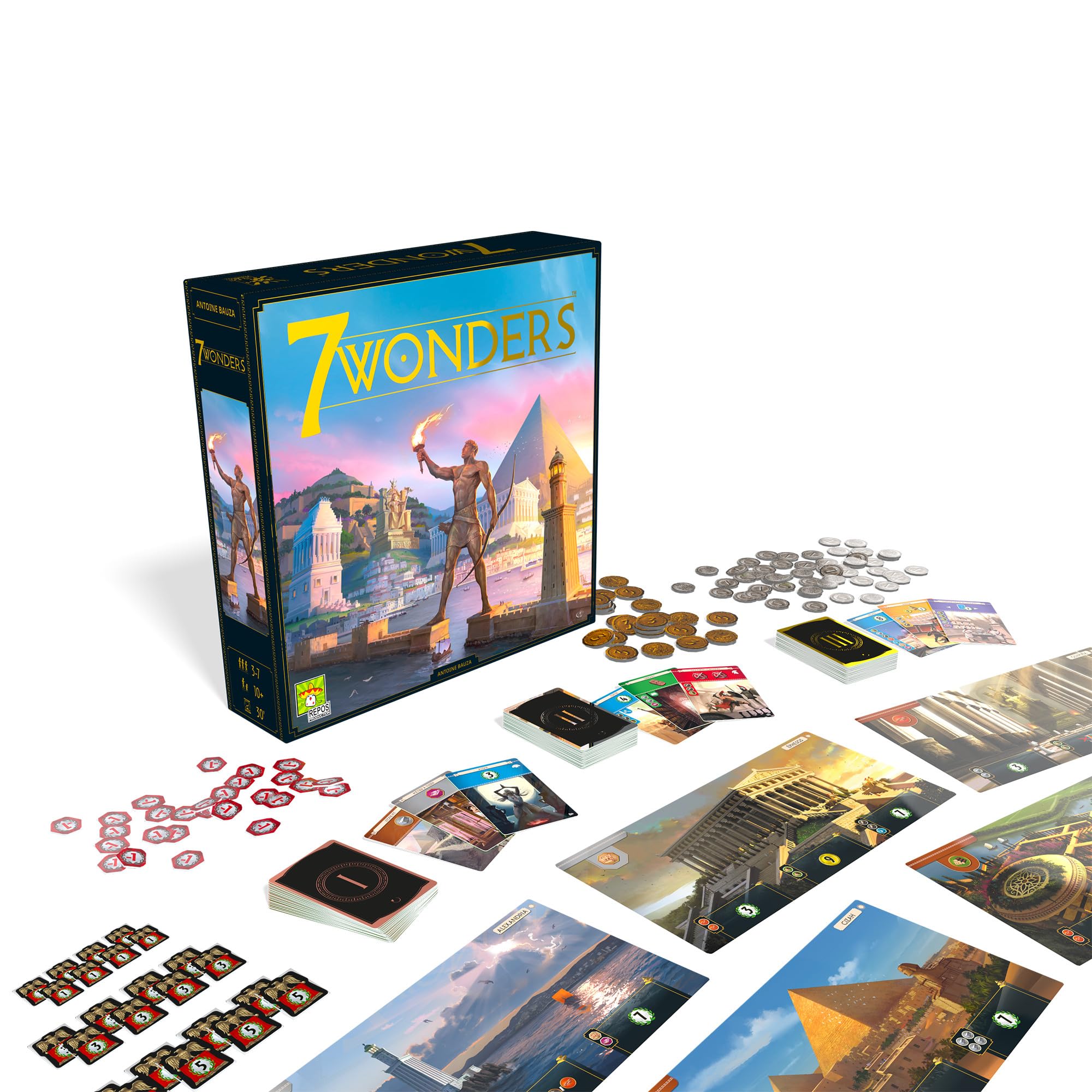 Repos 7 Wonders 2nd Edition Board Game 13