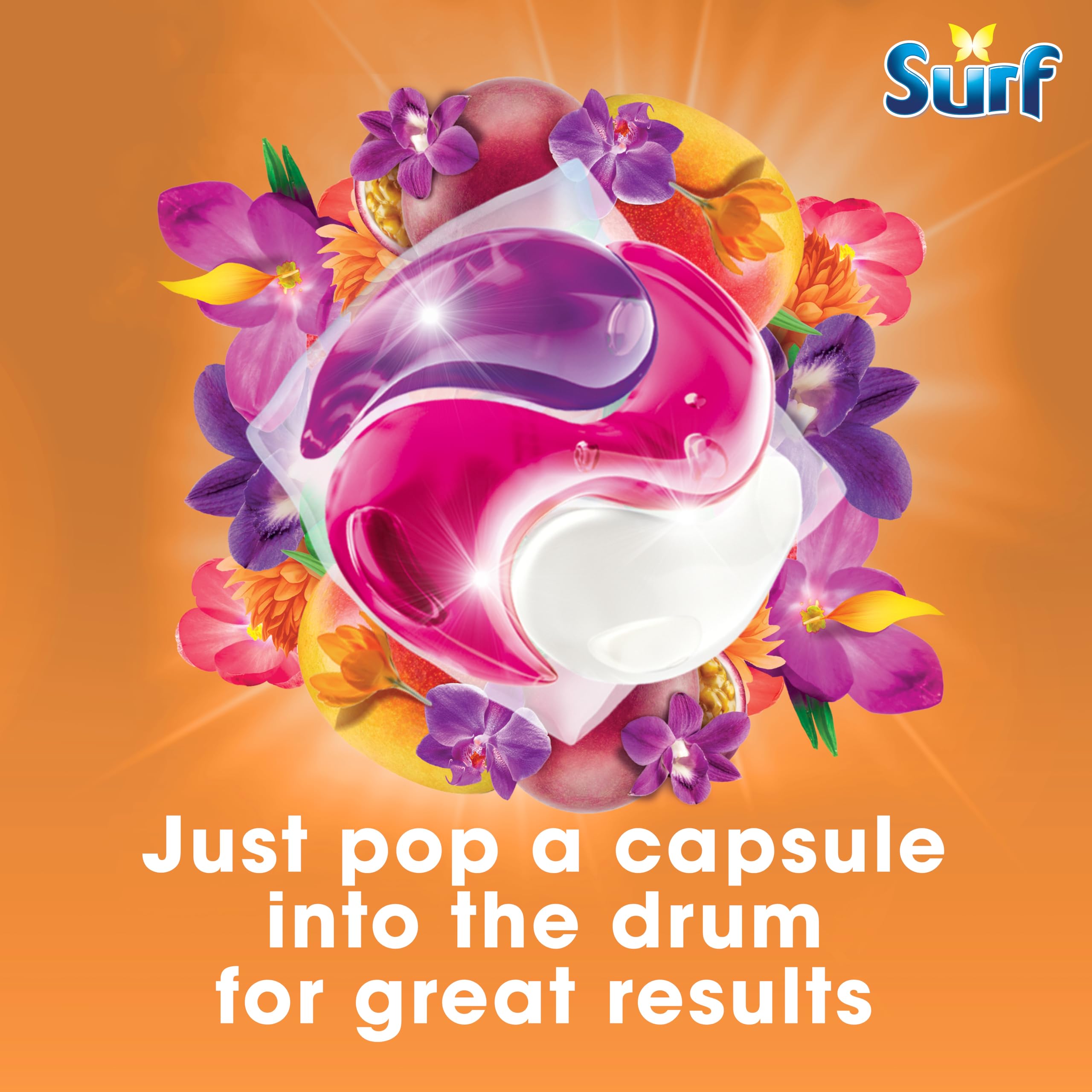 Surf Passion Bloom Laundry Detergent Capsules 3-in-1 (78 Washes) 6