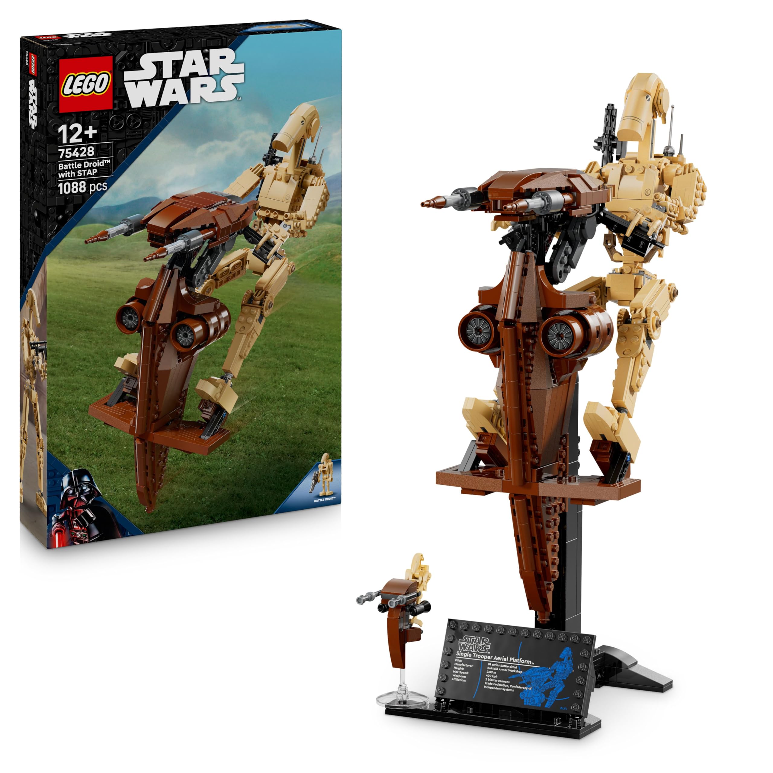LEGO Star Wars 75428 Battle Droid with STAP Speeder Building Set | Ages 12+ 1
