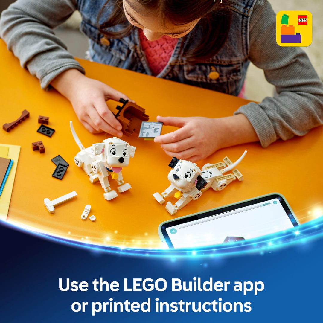 LEGO ǀ Disney Lucky & Penny 101 Dalmatians Puppies Building Toy - Play & Display for Ages 6+