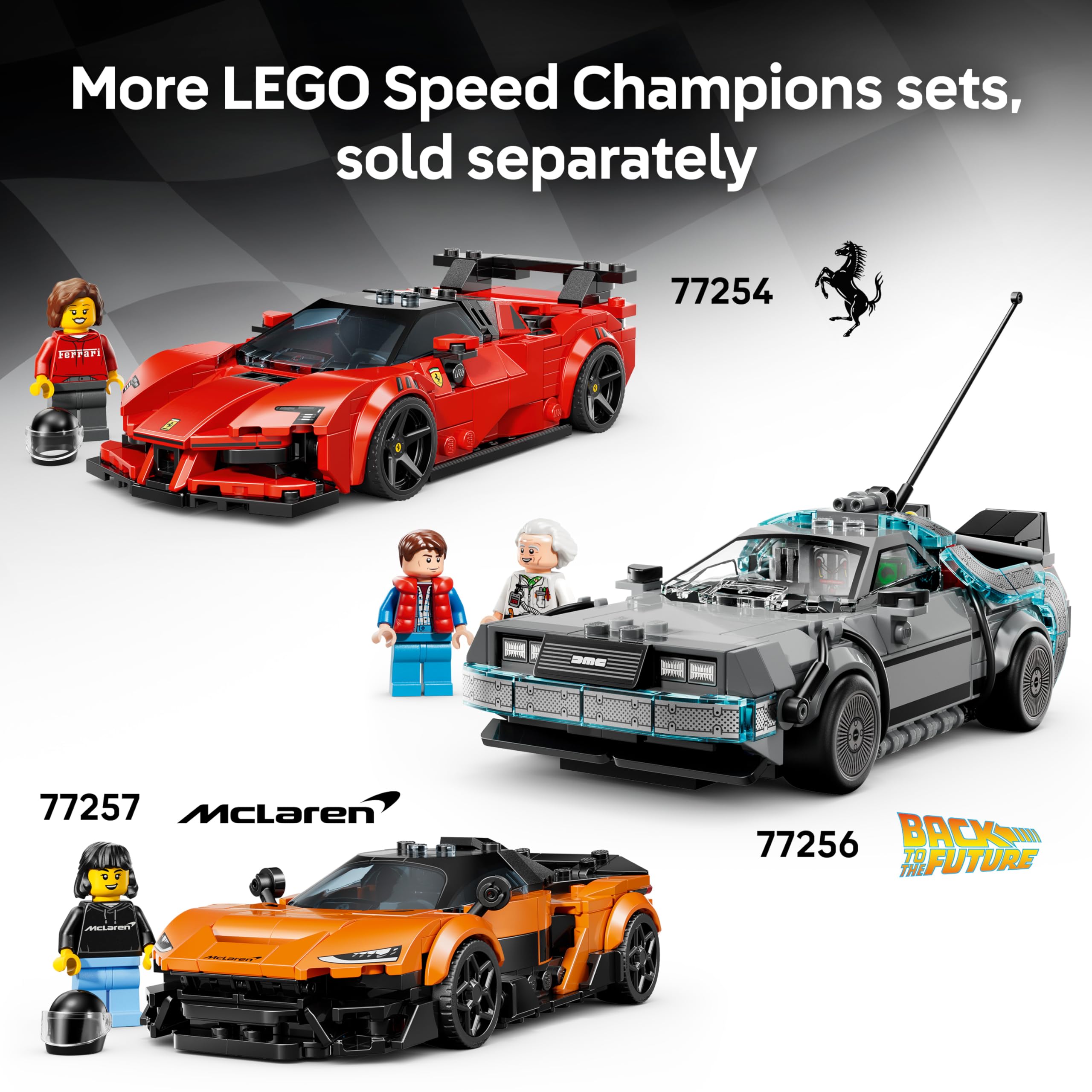 LEGO Speed Champions Bugatti Vision GT Hyper Sports Car Model Kit Toy | 284 Pieces | Ages 9+ 7