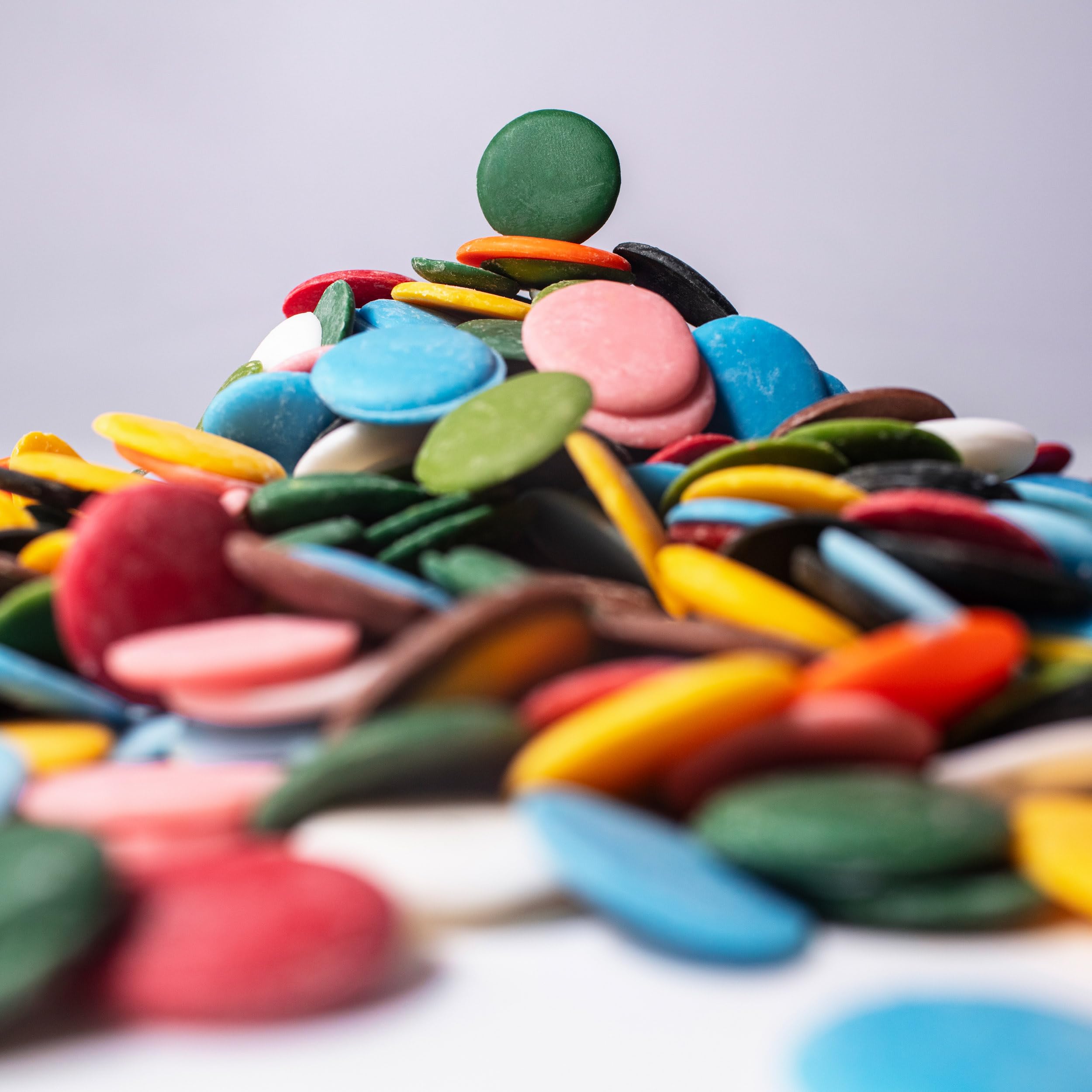 PME Candy Buttons - Red Icing for Dipping, Drizzling, and Moulding | 340g 6