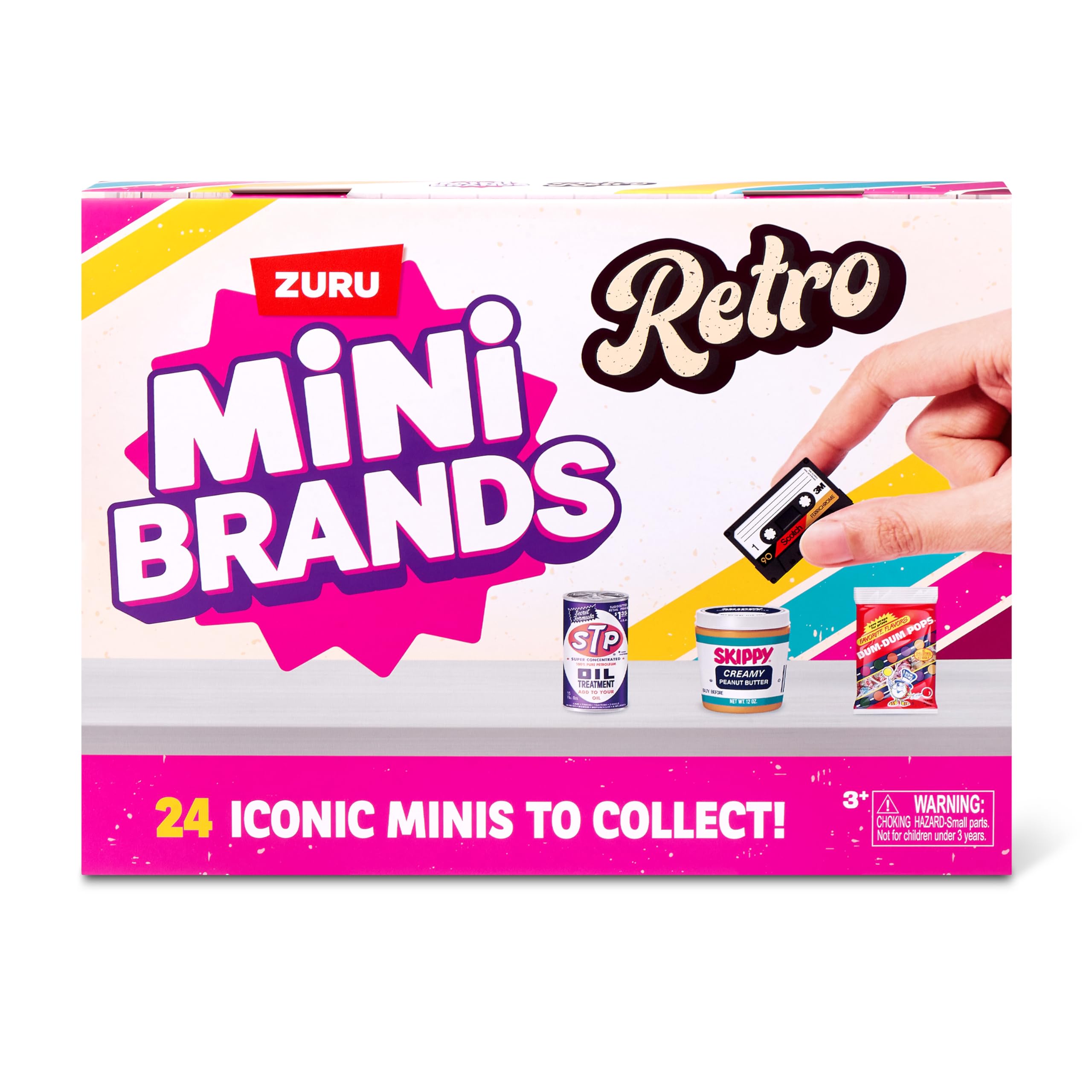 Mini Brands Retro Grocery Calendar Series 1 by ZURU - Collectible Miniatures Advent Calendar