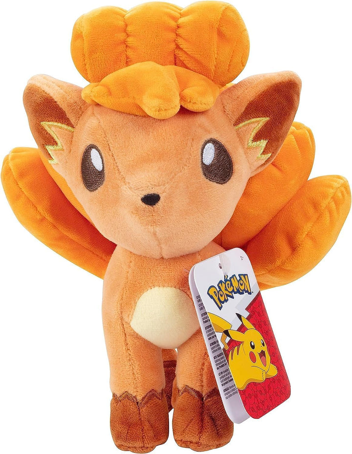 Pokémon Vulpix 8-Inch Plush - Authentic Fire-Type Pokémon Plush for Kids Ages 2+