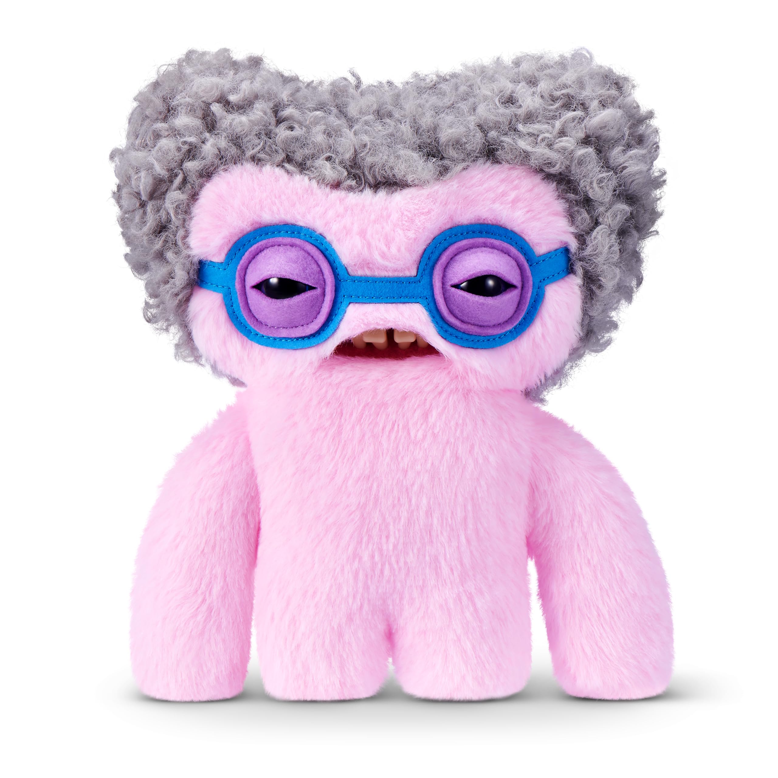 Fuggler Old Fogies Squidge 9-Inch Plush Toy | Human-Like Teeth | Collectible Stuffed Animal 1