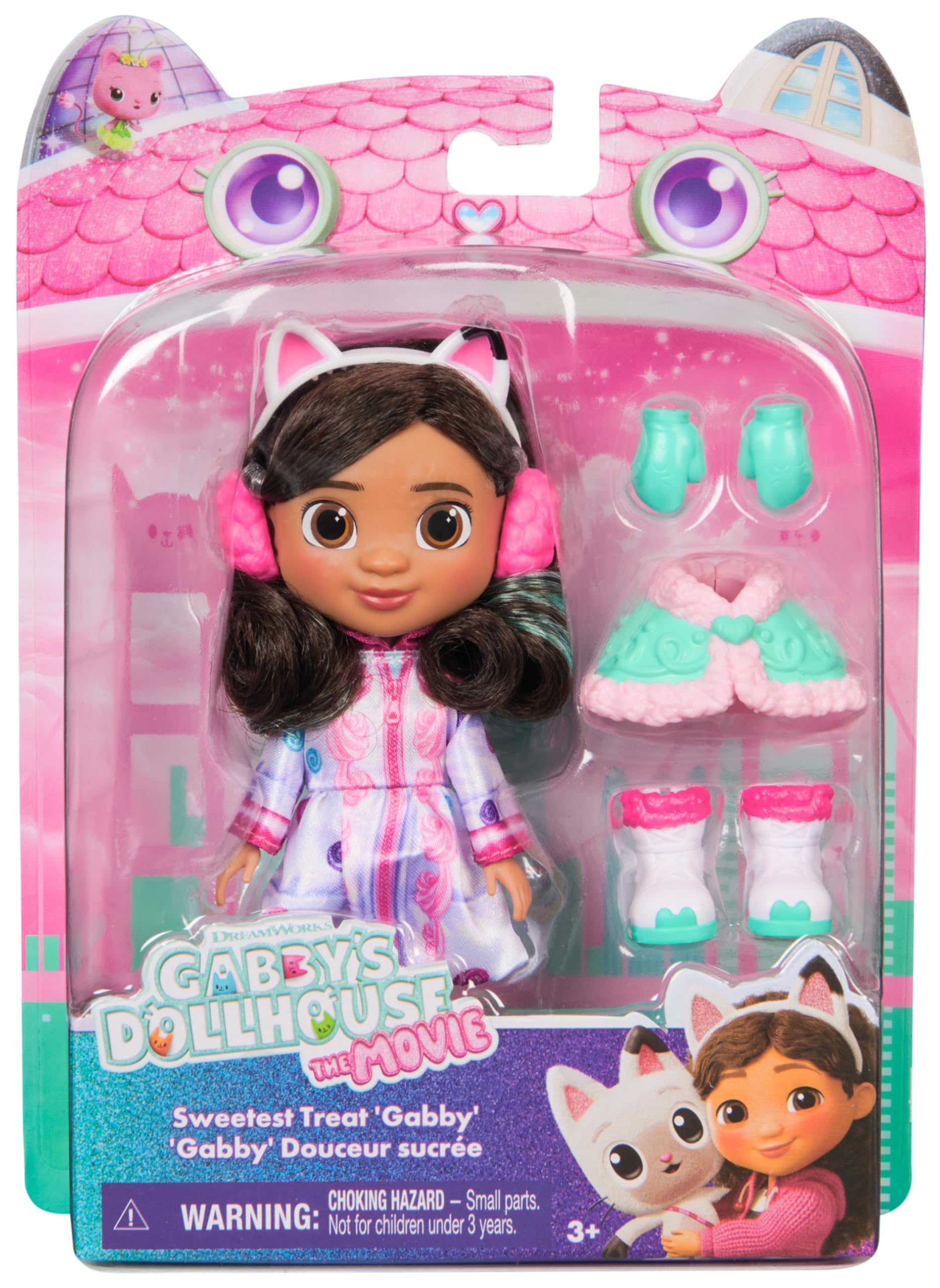 DREAMWORKS GABBY'S DOLLHOUSE Gabby's Dollhouse: The Movie, Sweetest Treat Gabby Doll - 15-cm | Unisex Children 5