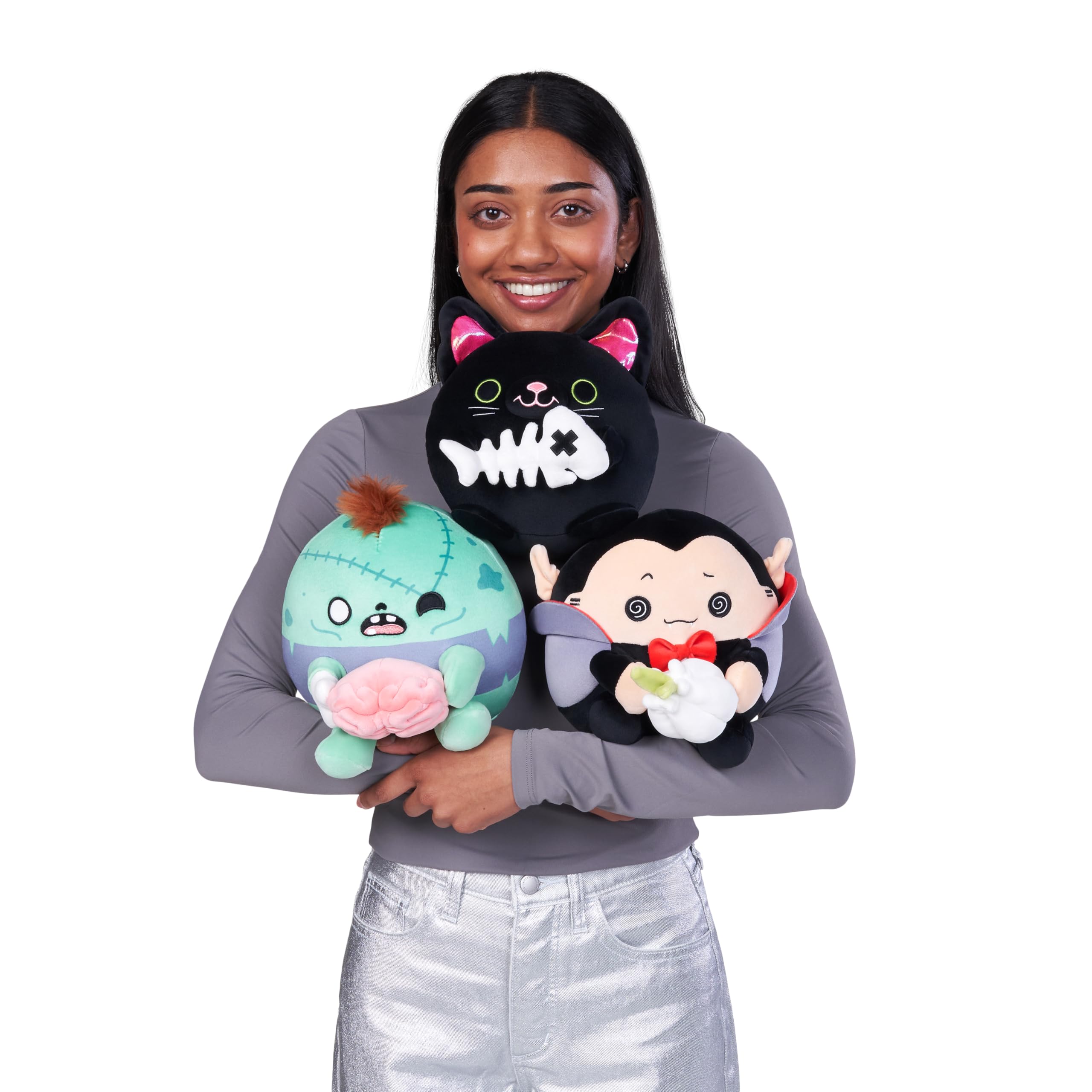 Snackles 8-inch Halloween Series 1 Plush - Raven by ZURU, Soft Stuffed Doll with Candy 7