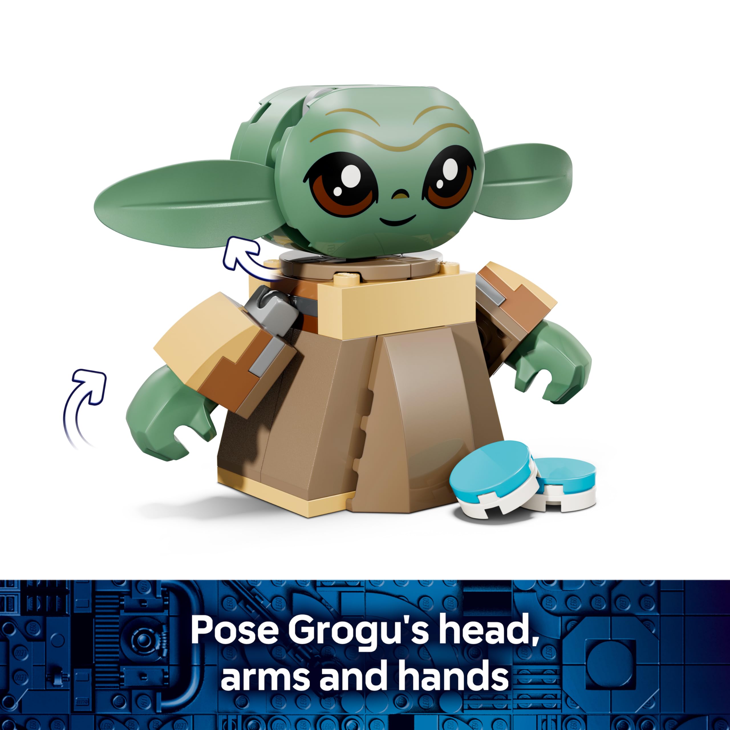 LEGO Star Wars Grogu's Homestead Building Set 75443 for Ages 4+ | Includes Posable Grogu Figure 6
