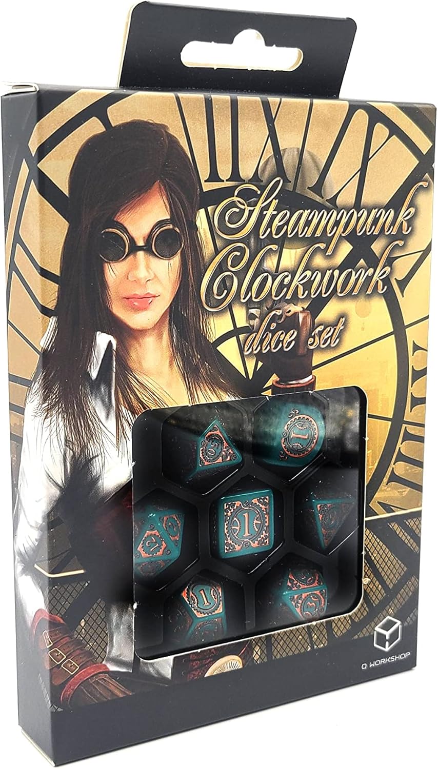 Q Workshop Set 7 Nuts Nautical Apparatus Dice Set