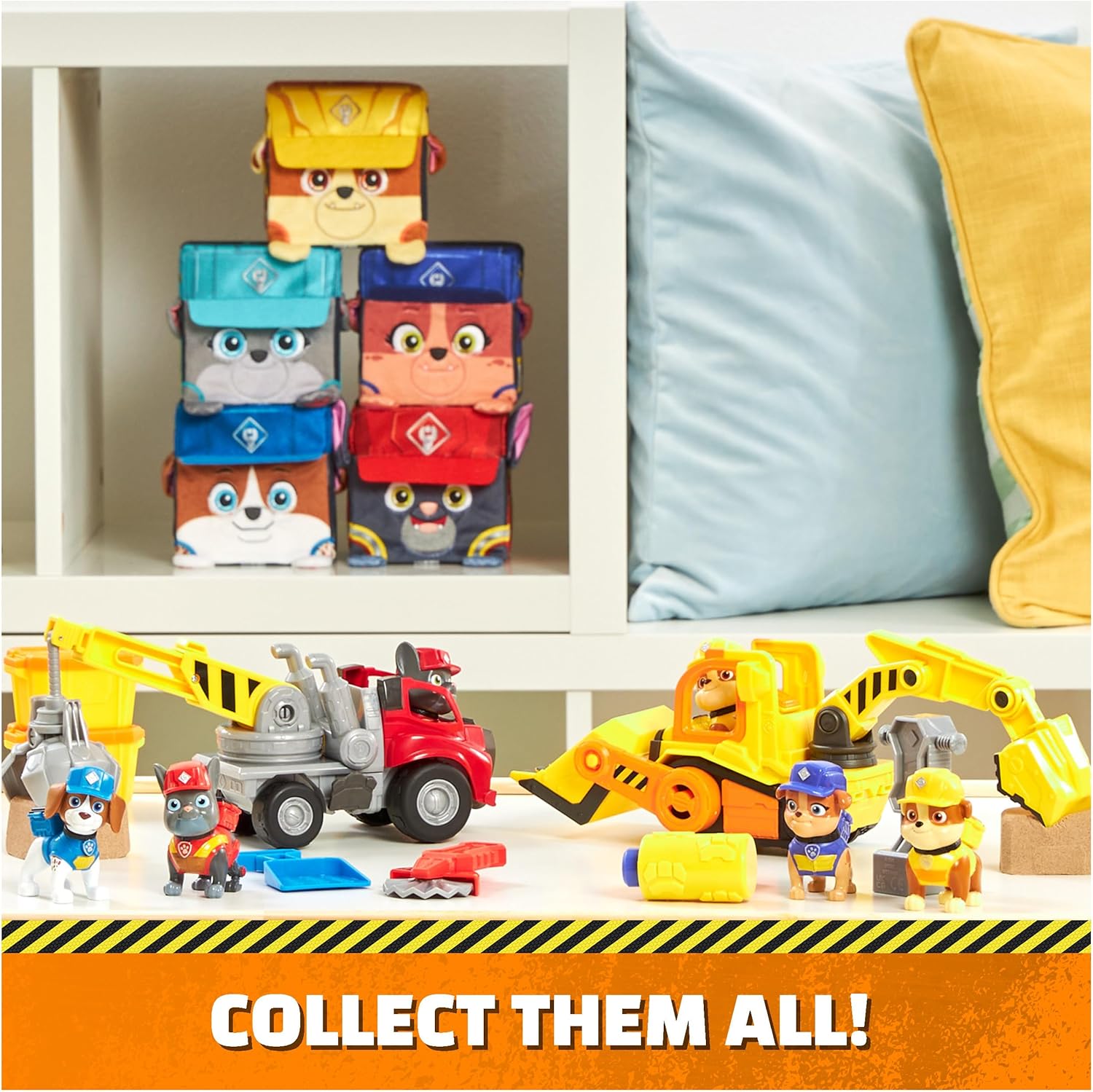 Rubble’s Bulldozer Toy Truck - Movable Parts & Collectible Figure for Ages 3+ 7