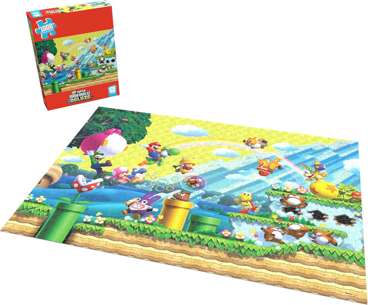 Super Mario "Chaos & Fun" 1,000 Piece Jigsaw Puzzle - Nintendo Switch Edition