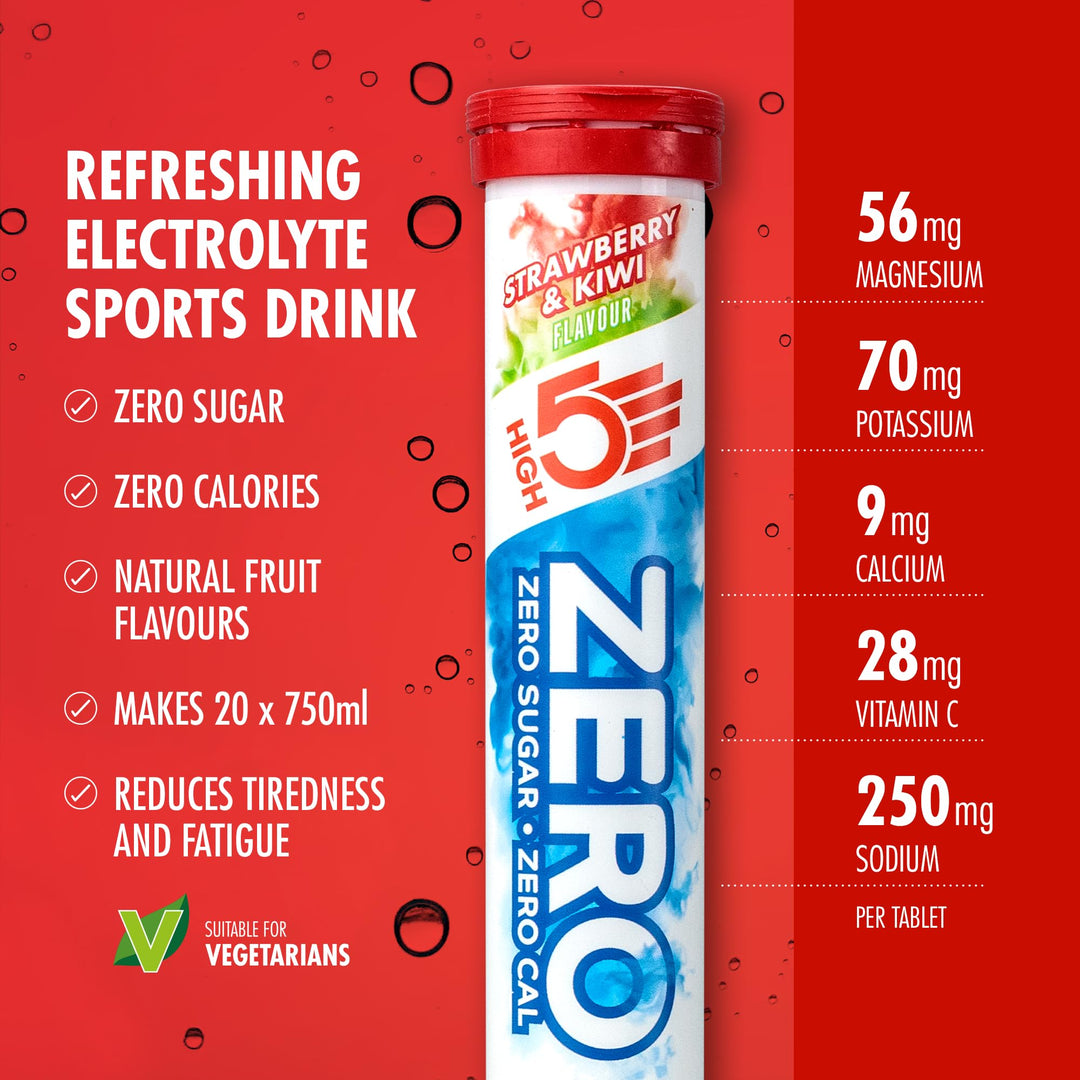 HIGH5 ZERO Electrolyte Tablets | Hydration Tablets Enhanced with Vitamin C for Optimal Performance (106998016032GBR)