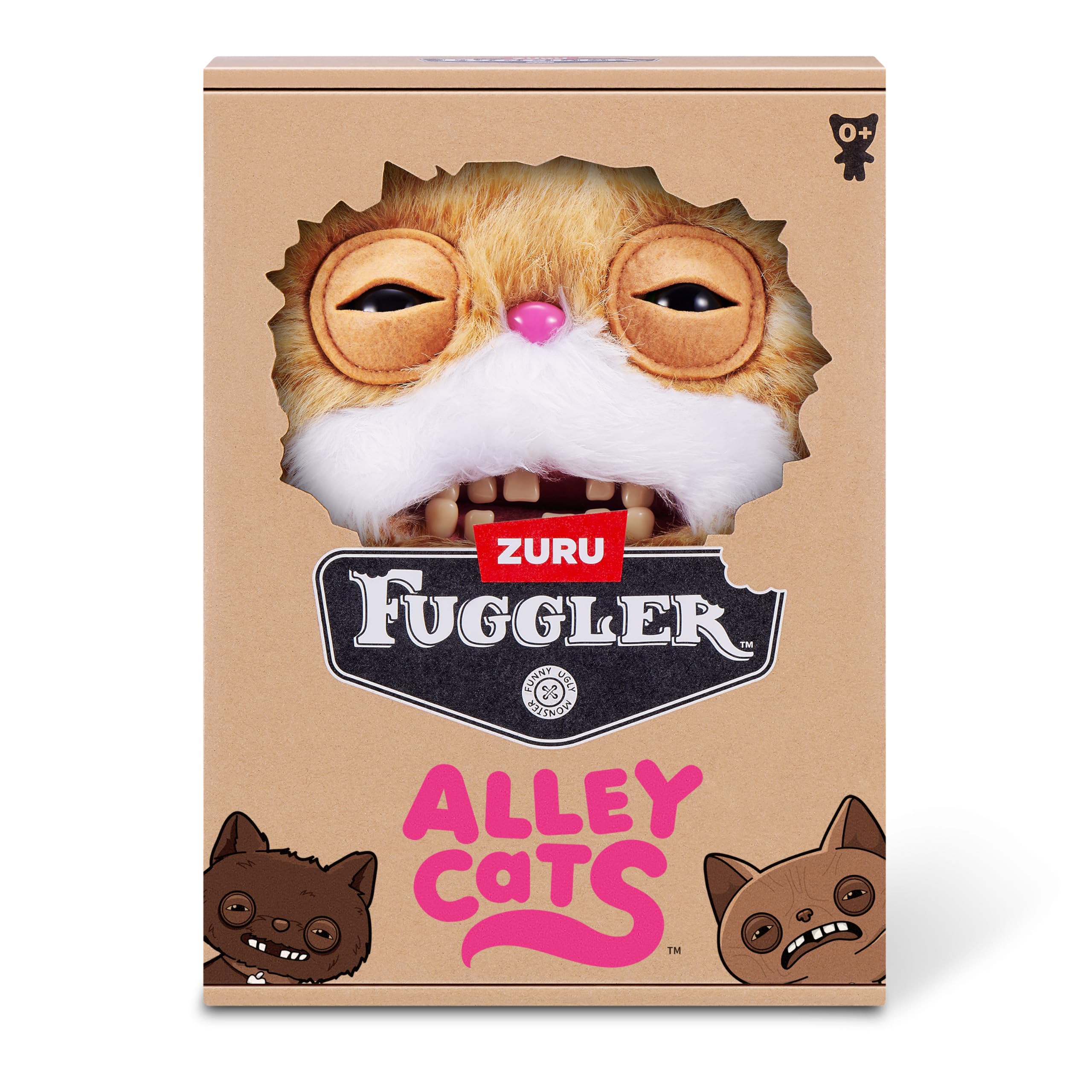 Fuggler Alley Cats Stinkface Plush Toy - 9-Inch | Human-Like Teeth | Polyester 7