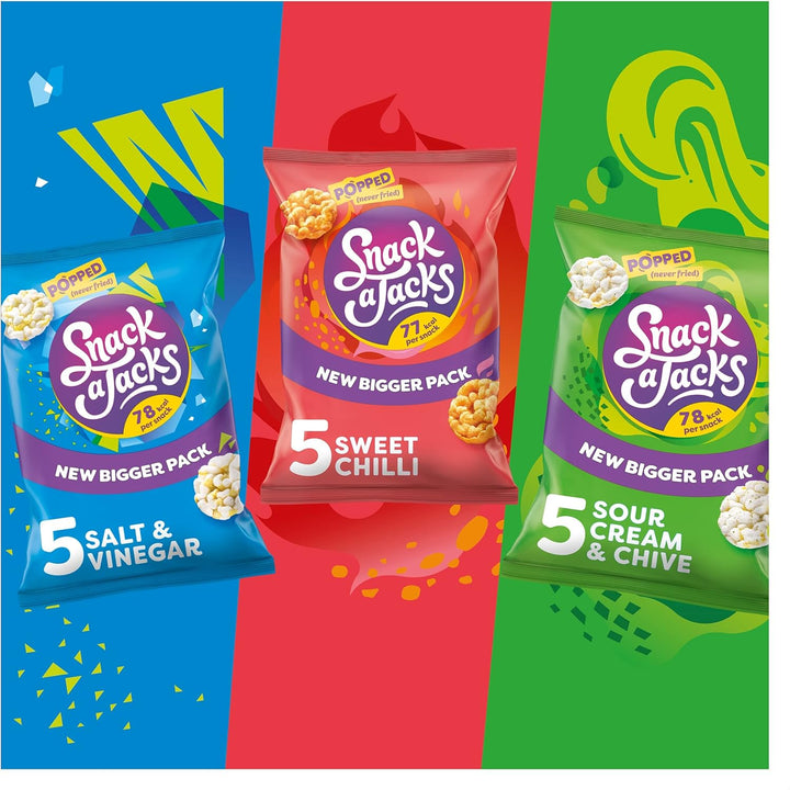 Snack a Jacks Crispy Sweet Chilli 5 X 19g