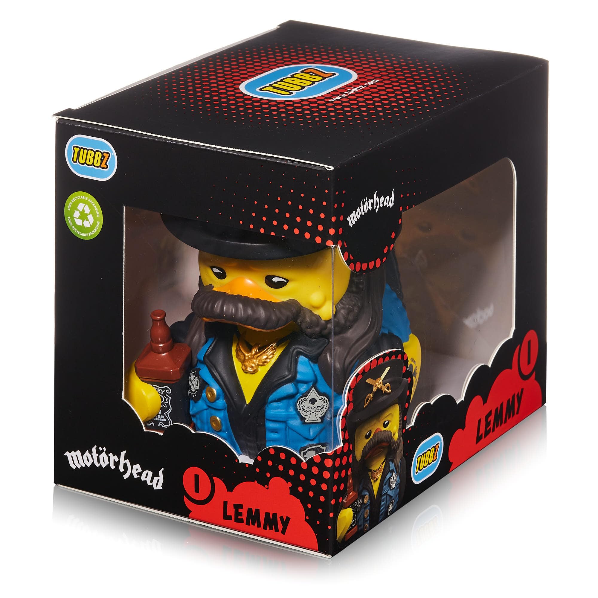 TUBBZ Motorhead Lemmy Collectible Vinyl Rubber Duck Figure - Boxed Edition 2