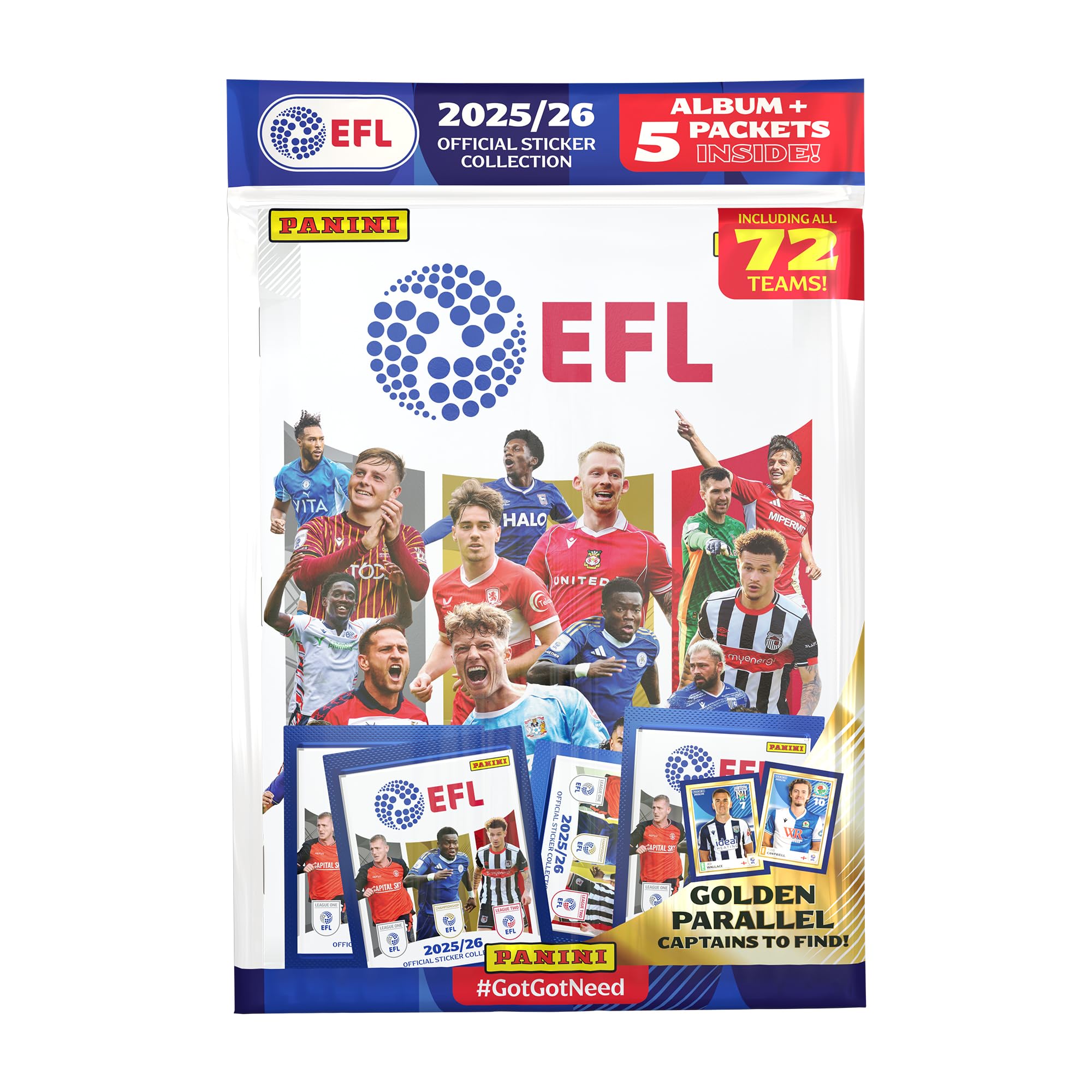 Panini EFL 2026 Sticker Collection - Starter Pack | 788 Stickers to Collect 1