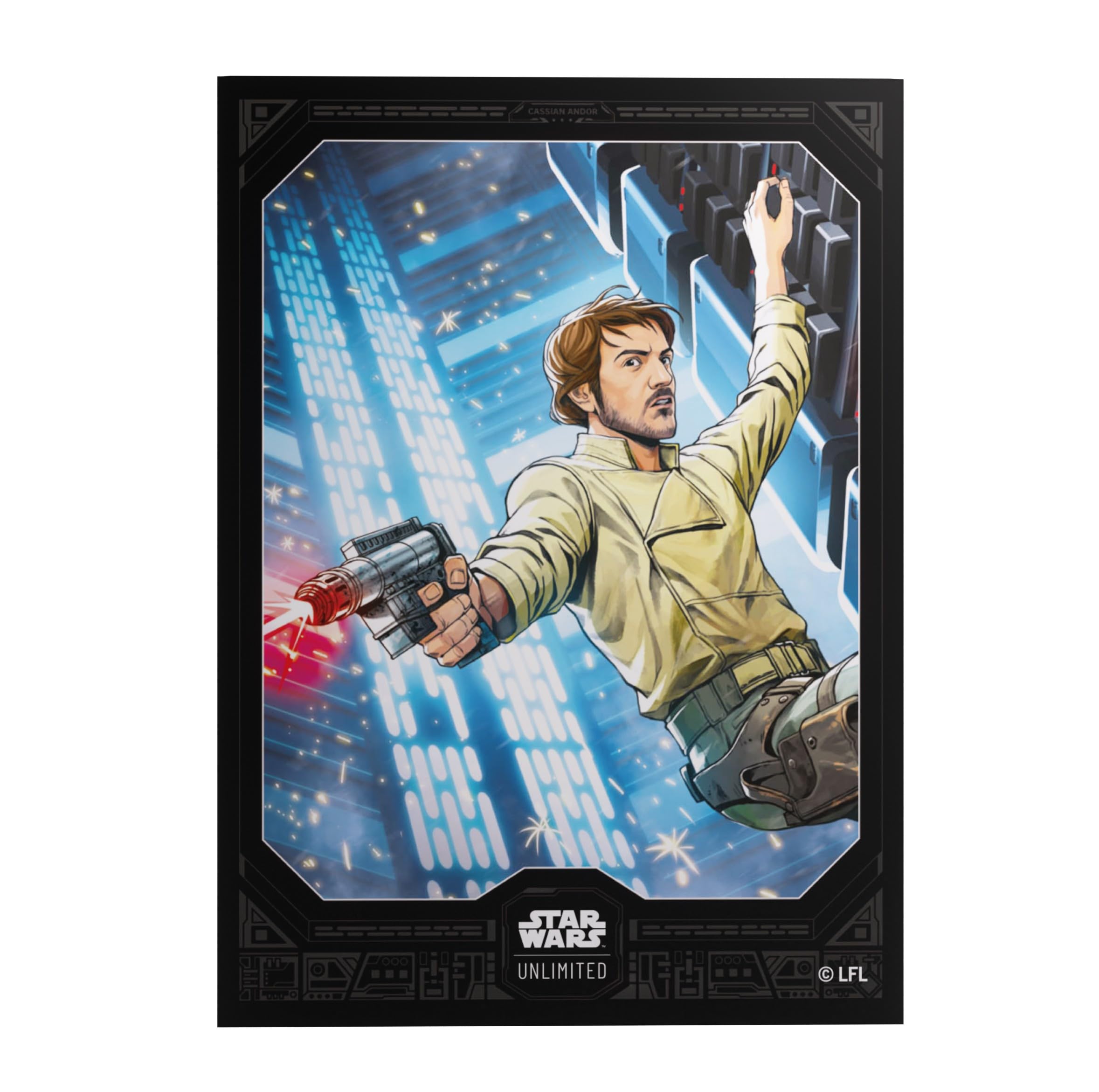Gamegenic Star Wars: Unlimited Premium Art Sleeves - Cassian Andor | 66x92mm | 62 Count