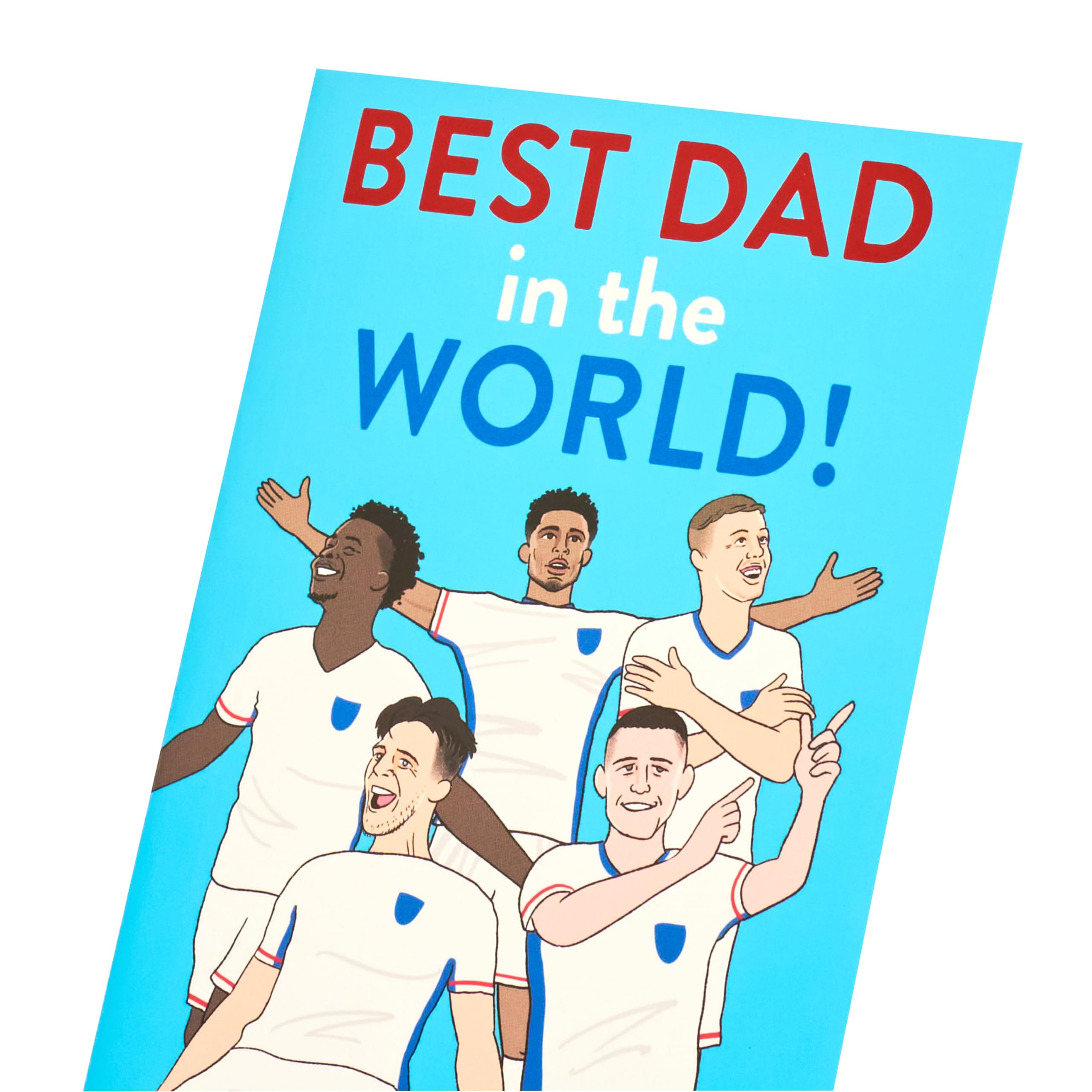 UK Greetings Father's Day Card for Dad, Grandad, Husband | Football Theme | 12.7 x 17.8 cm 4