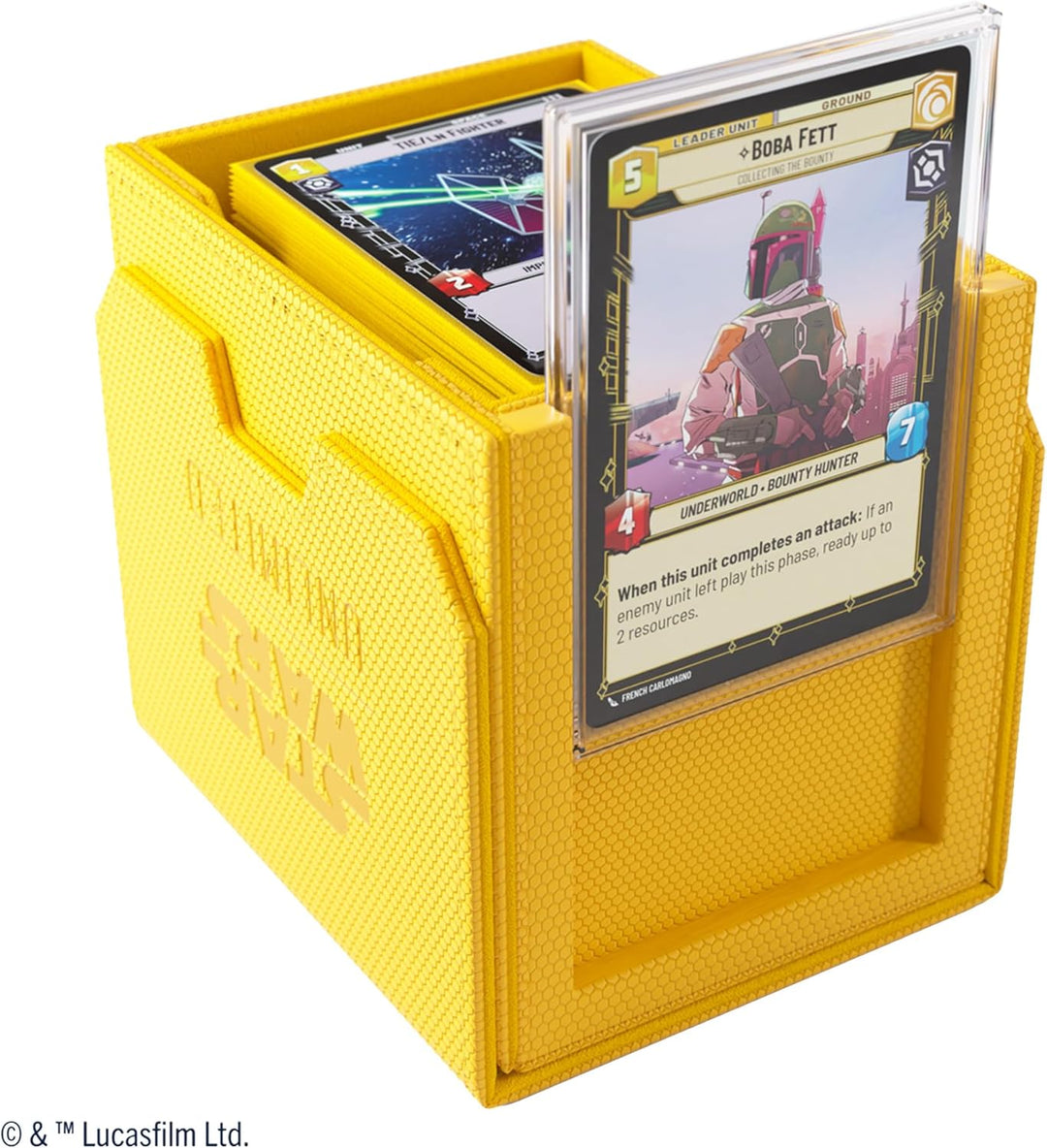 Gamegenic Star Wars Unlimited Deck Pod - Yellow - Trading Card Game Accessory