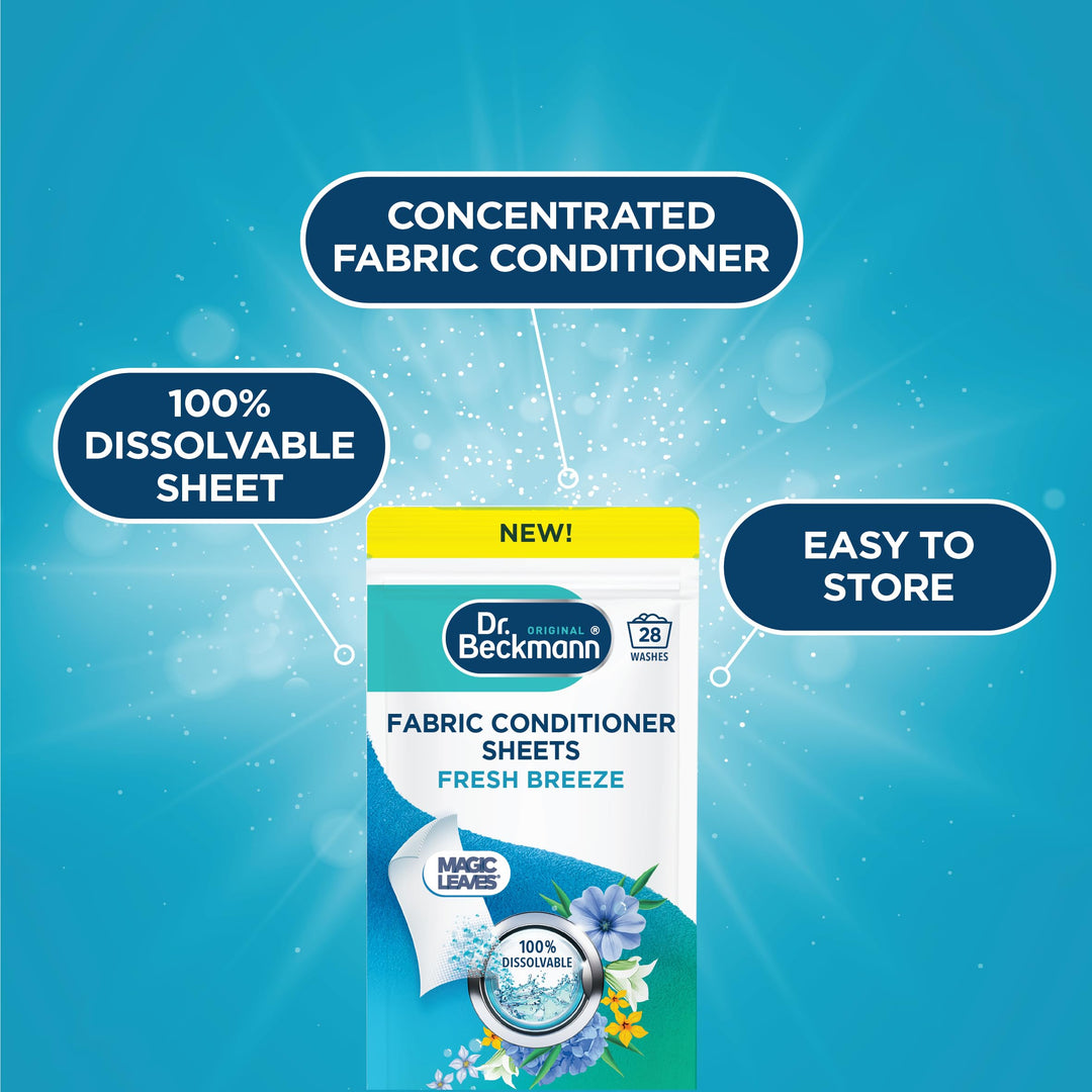 Dr. Beckmann Fabric Conditioner Sheets - Fresh Breeze (75 Washes)