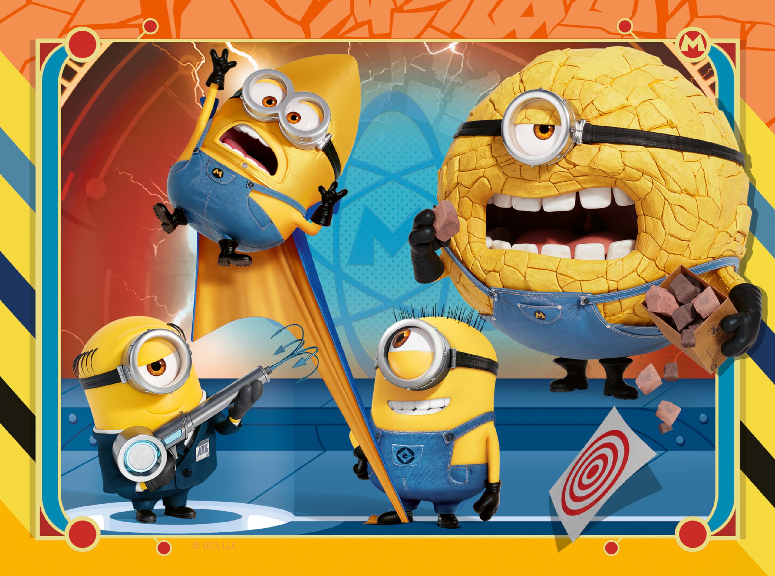 Ravensburger Minions Despicable Me 4 Jigsaw Puzzles 4-in-1 Set for Kids Age 3+ | 19x14cm 3