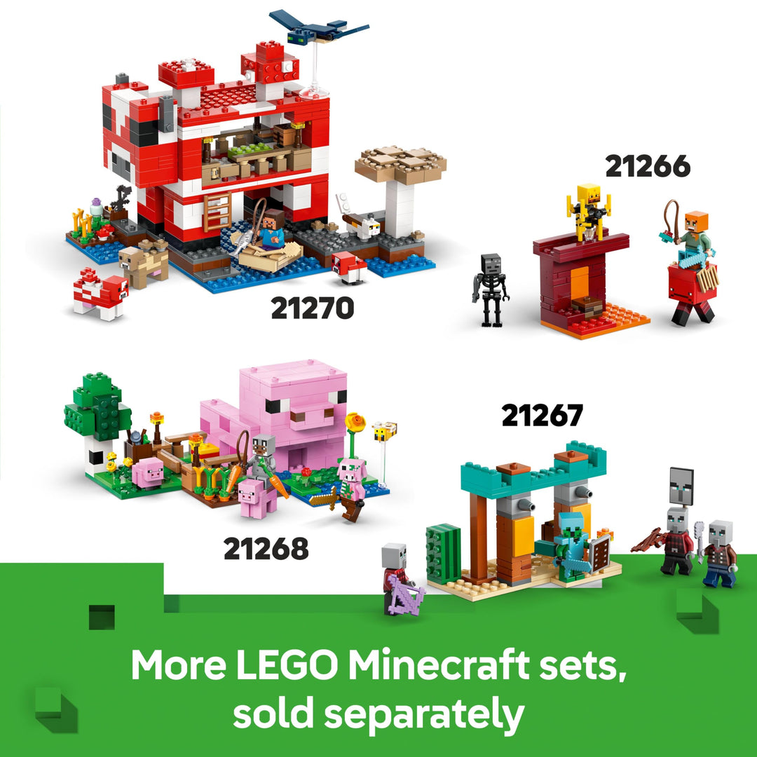 LEGO Minecraft The Armadillo Mine Expedition 21269 - Building Set for Kids 8+