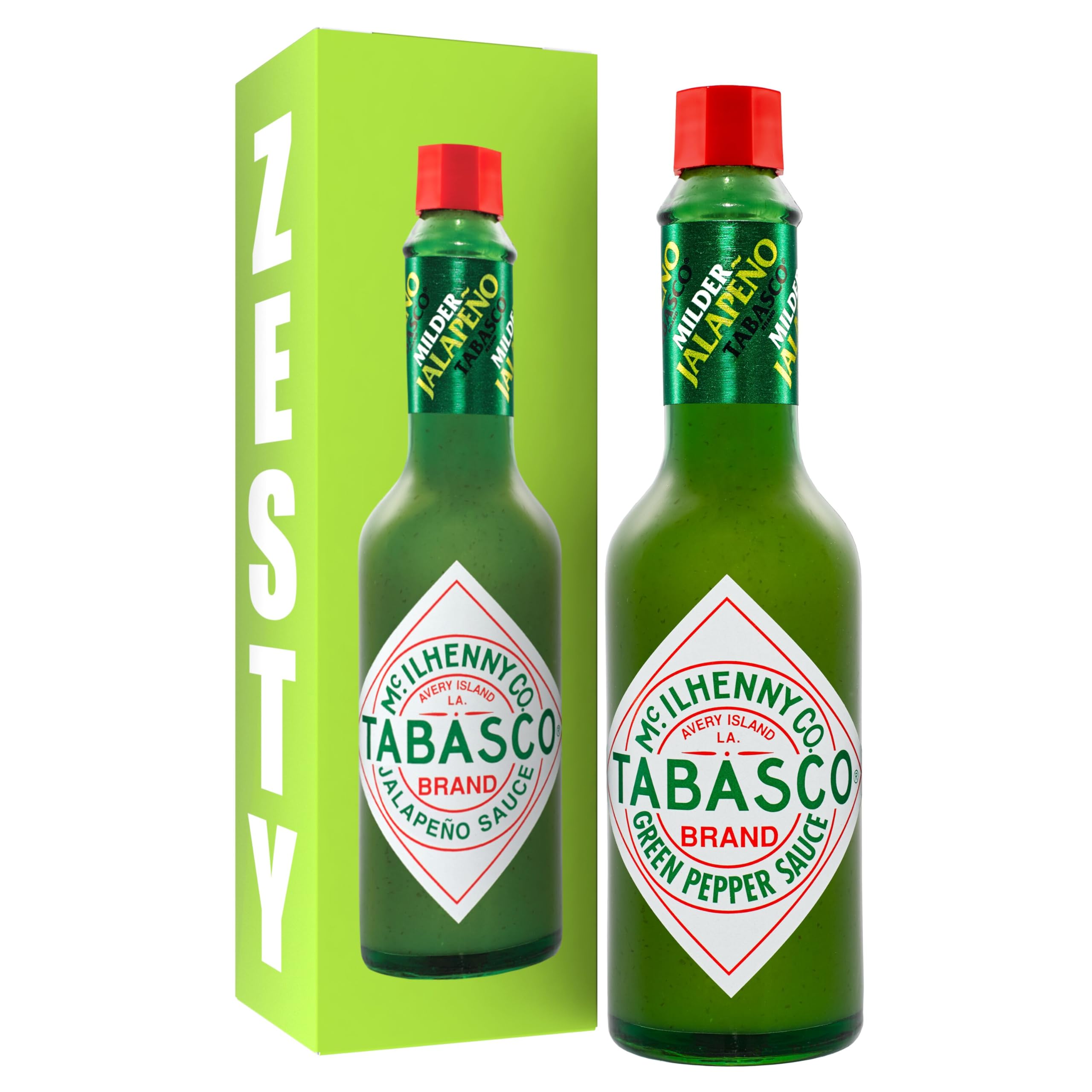 Tabasco Green Pepper Mild Hot Sauce - Tangy Jalapeño Heat | 57ml Bottle 1