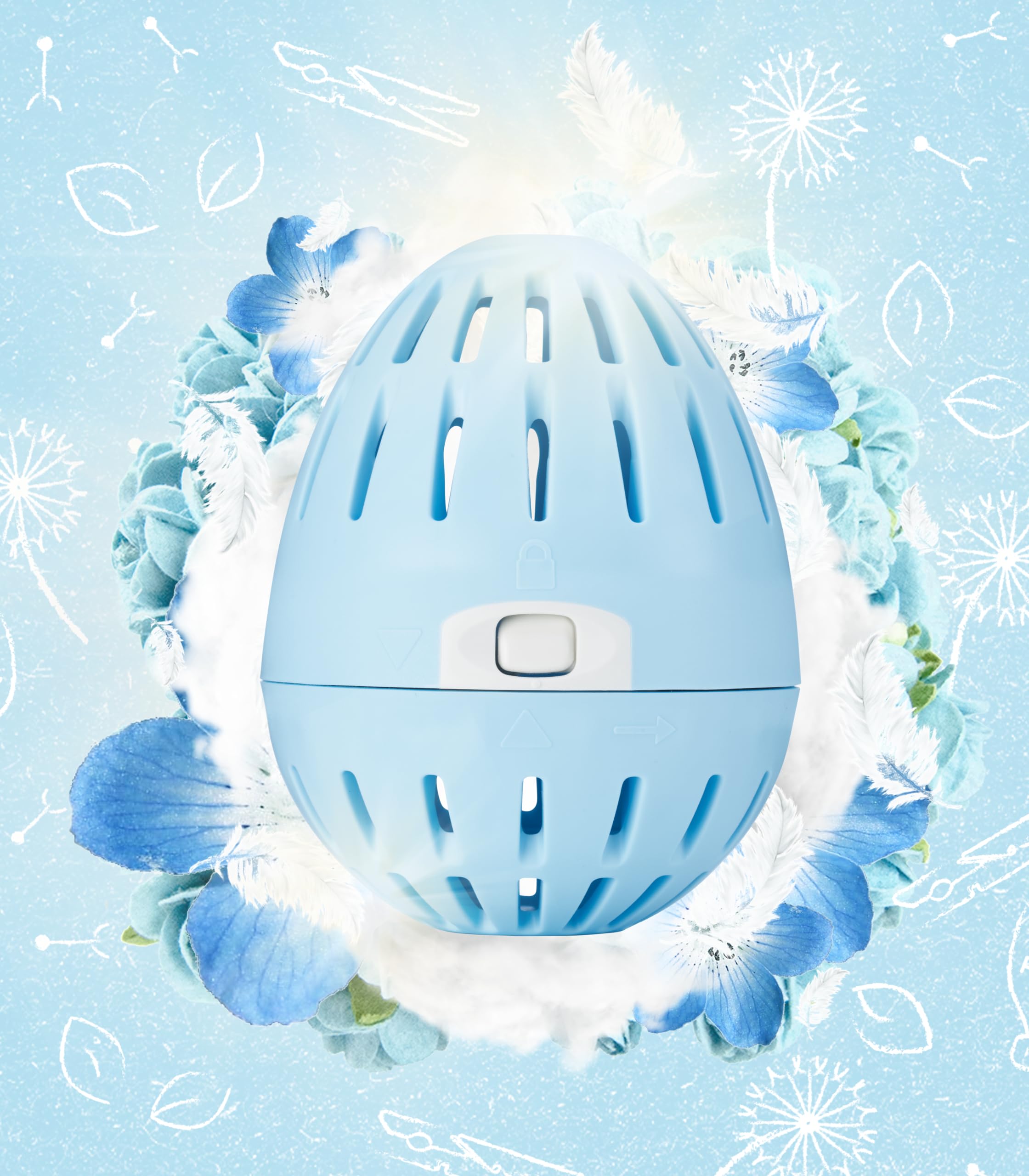 Ecoegg - Starter Kit Laundry Egg with Detergent & Fabric Softener Replacement (Non-Bio) 8