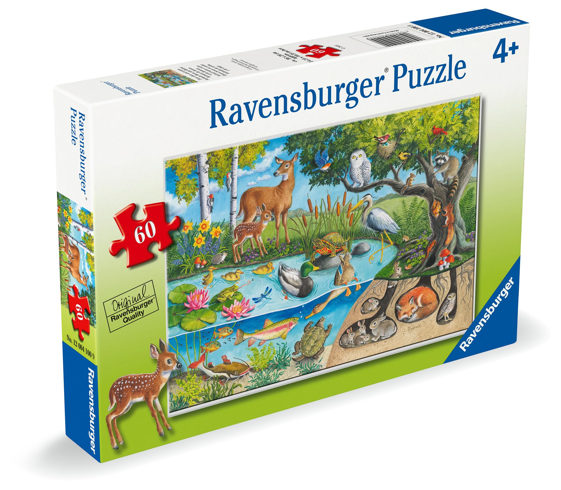 Ravensburger Animals Above & Below Jigsaw Puzzle - 60 Pieces | Ages 4+ | 36x26cm 2