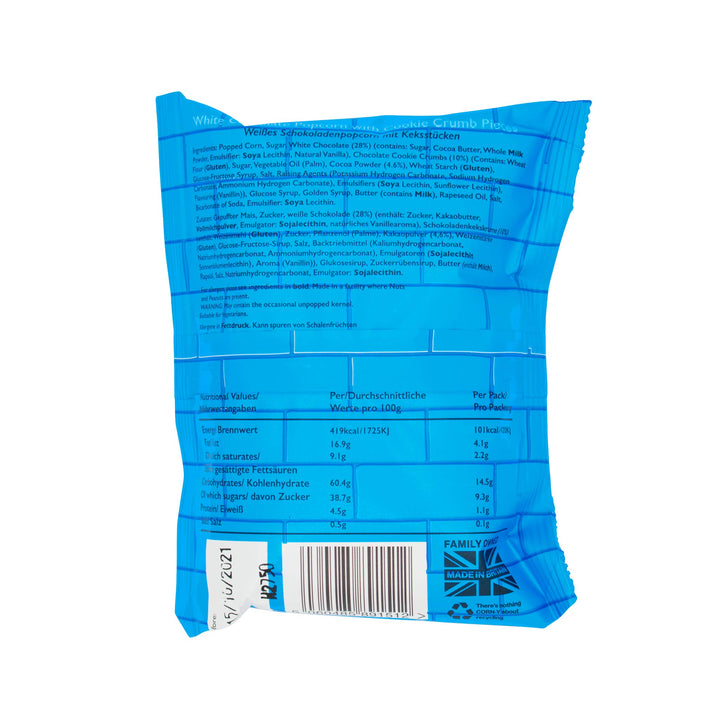 Popcorn Shed Cookies & Cream Popcorn Snack Pack - Handcrafted Natural Vegetarian Snack, 24g