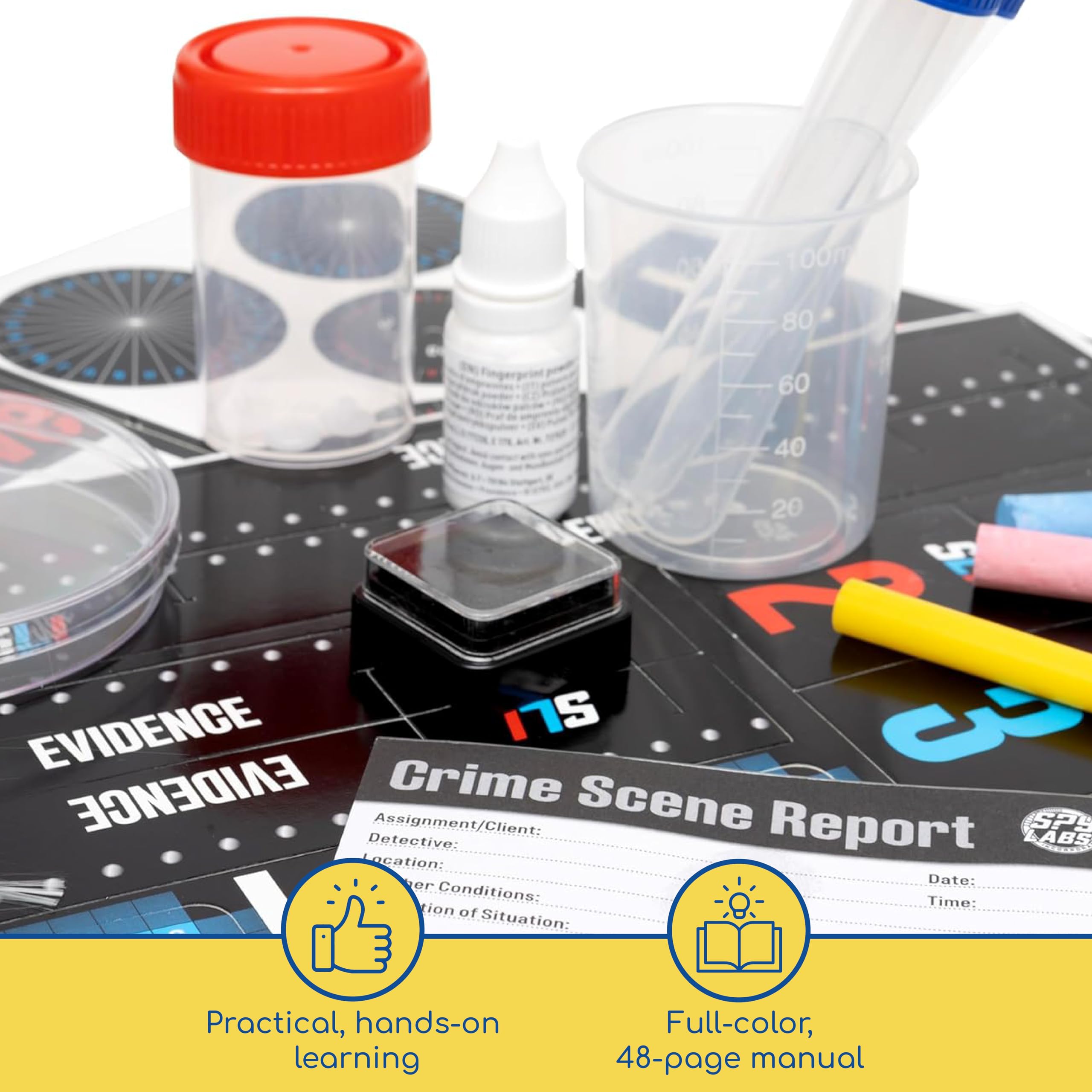 Spy Labs Master Detective Toolkit V2 - Forensic Science Kit for Ages 8+ 13