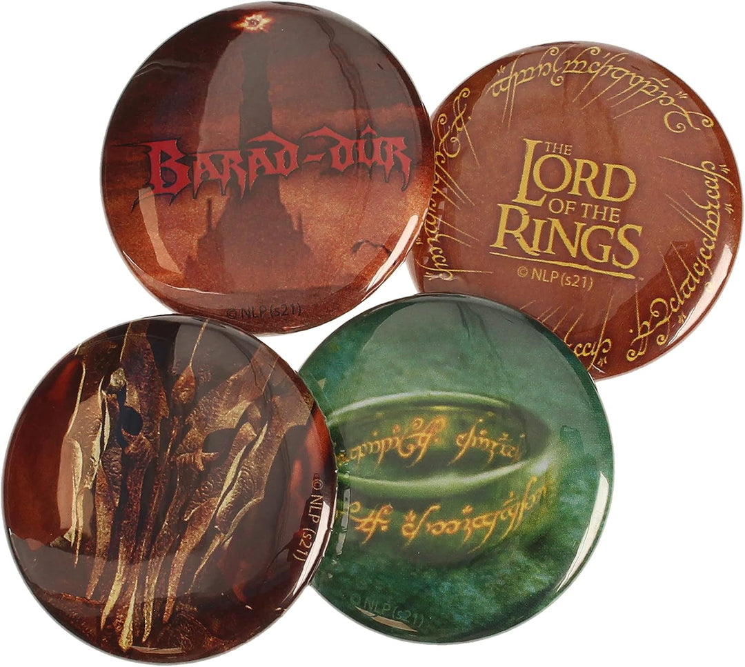 SD Toys The Lord of the Rings Badge Set - Pack of 4 (200576)