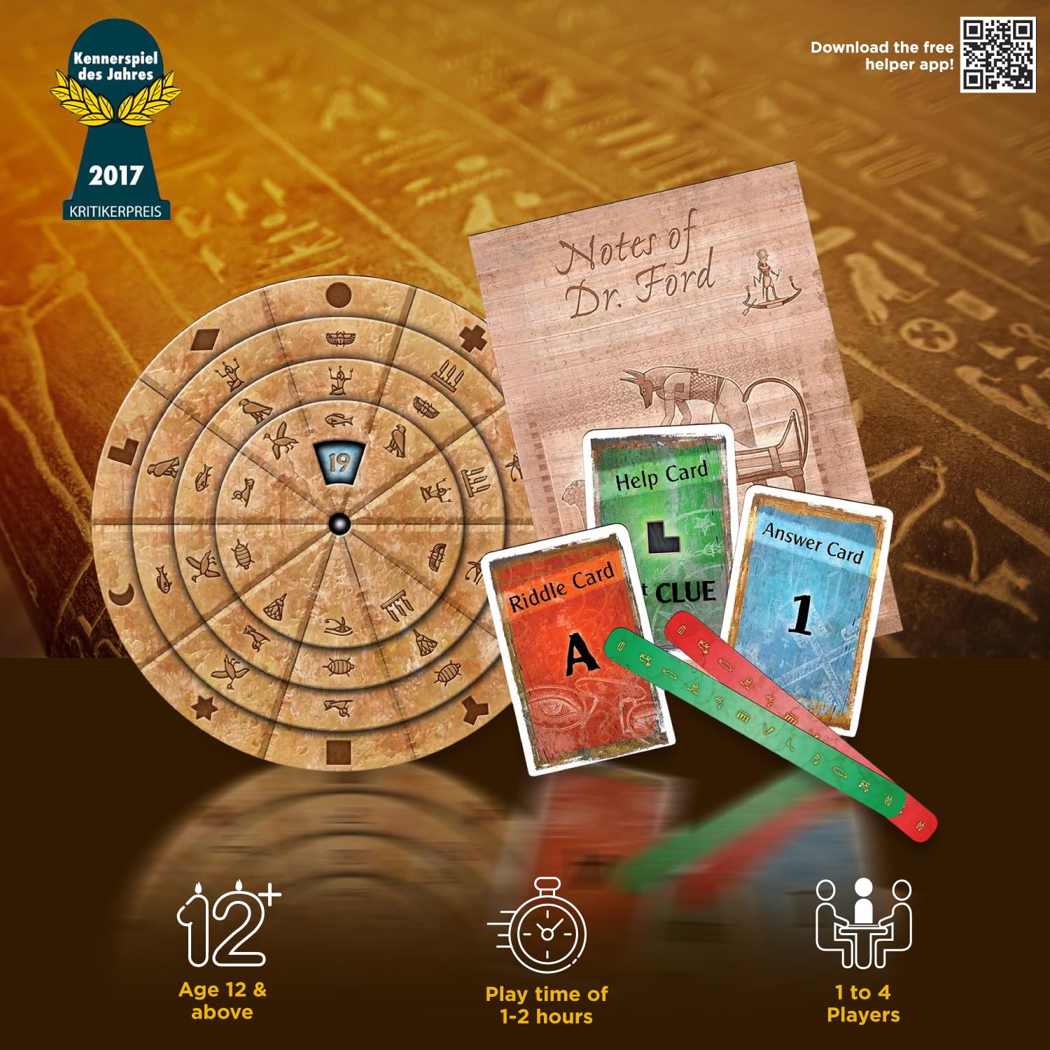 Thames & Kosmos EXIT - The Pharaoh's Tomb Board Game 3